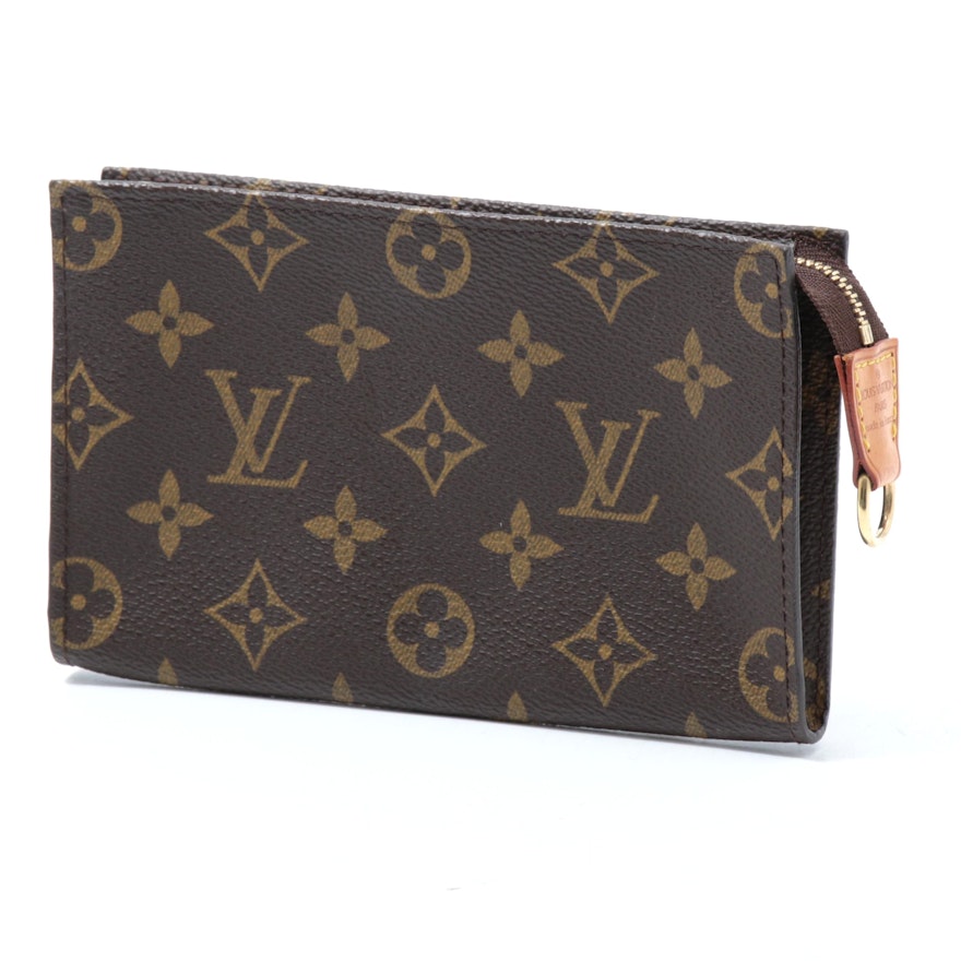 Louis Vuitton Monogram Canvas and Leather Pouch