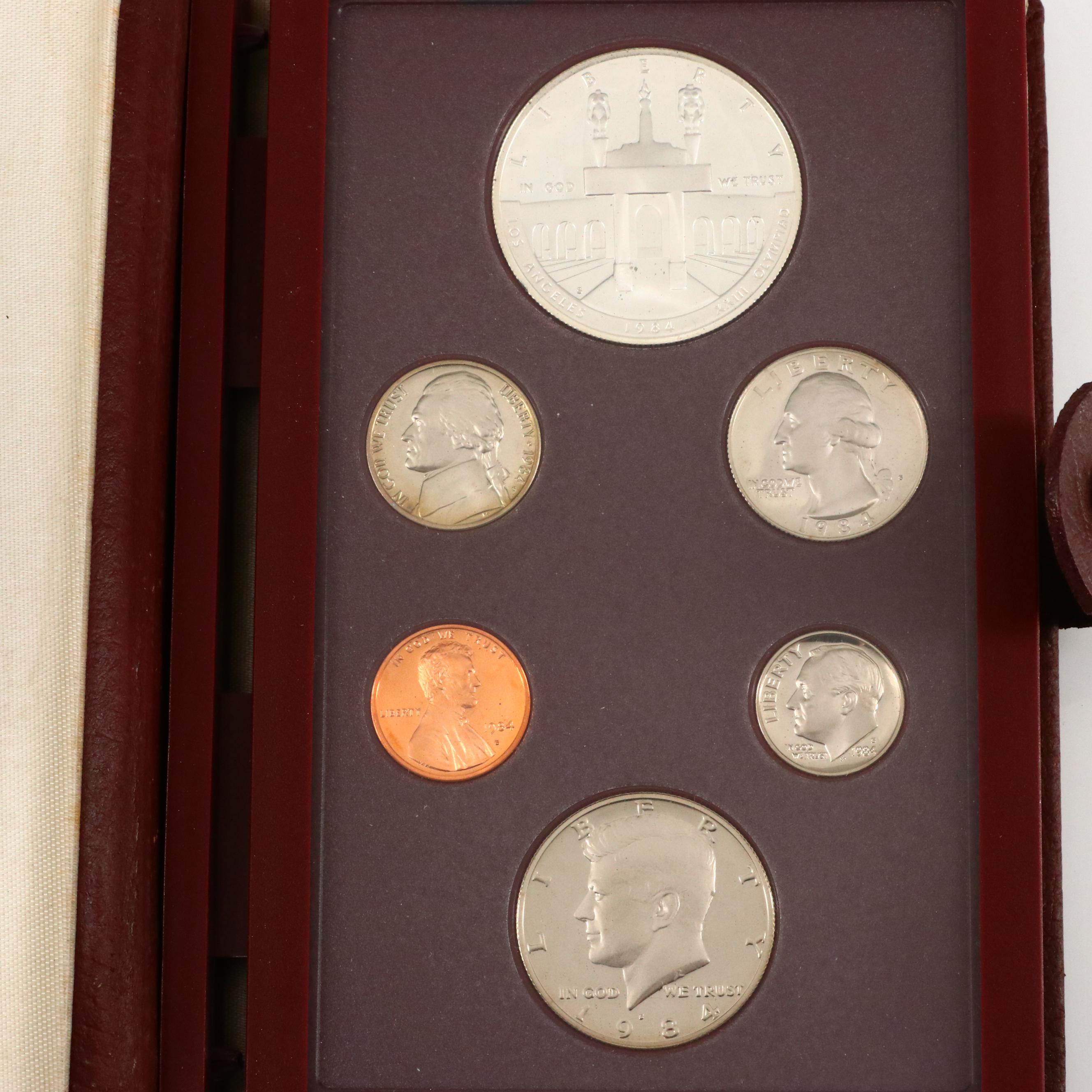 Two United States Mint Prestige Sets Including a 1984 and 1994