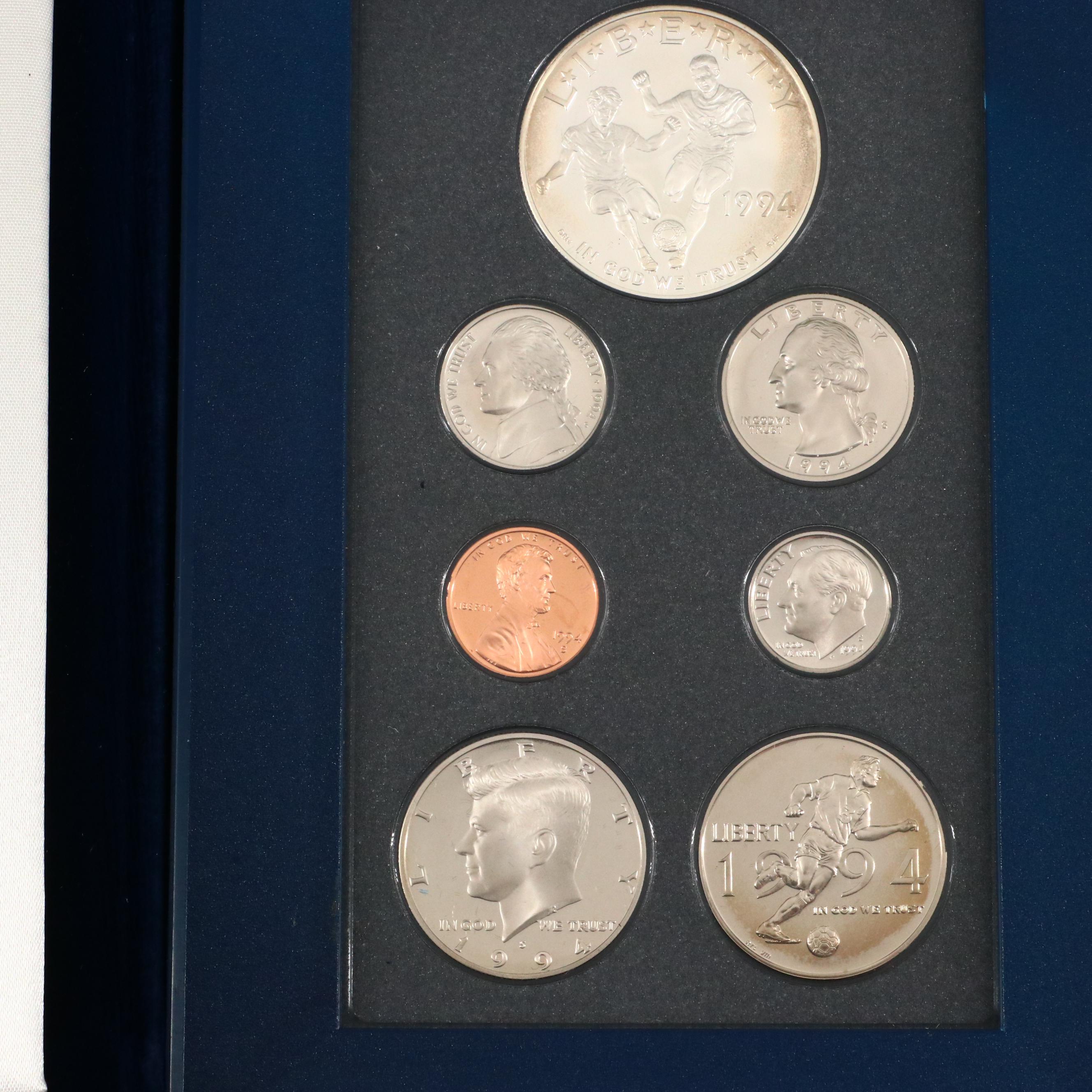 Two United States Mint Prestige Sets Including a 1984 and 1994