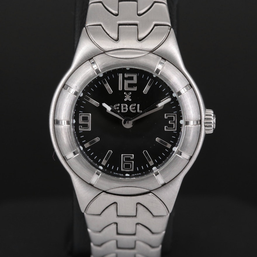 Ebel Type E Stainless Steel Quartz Wristwatch