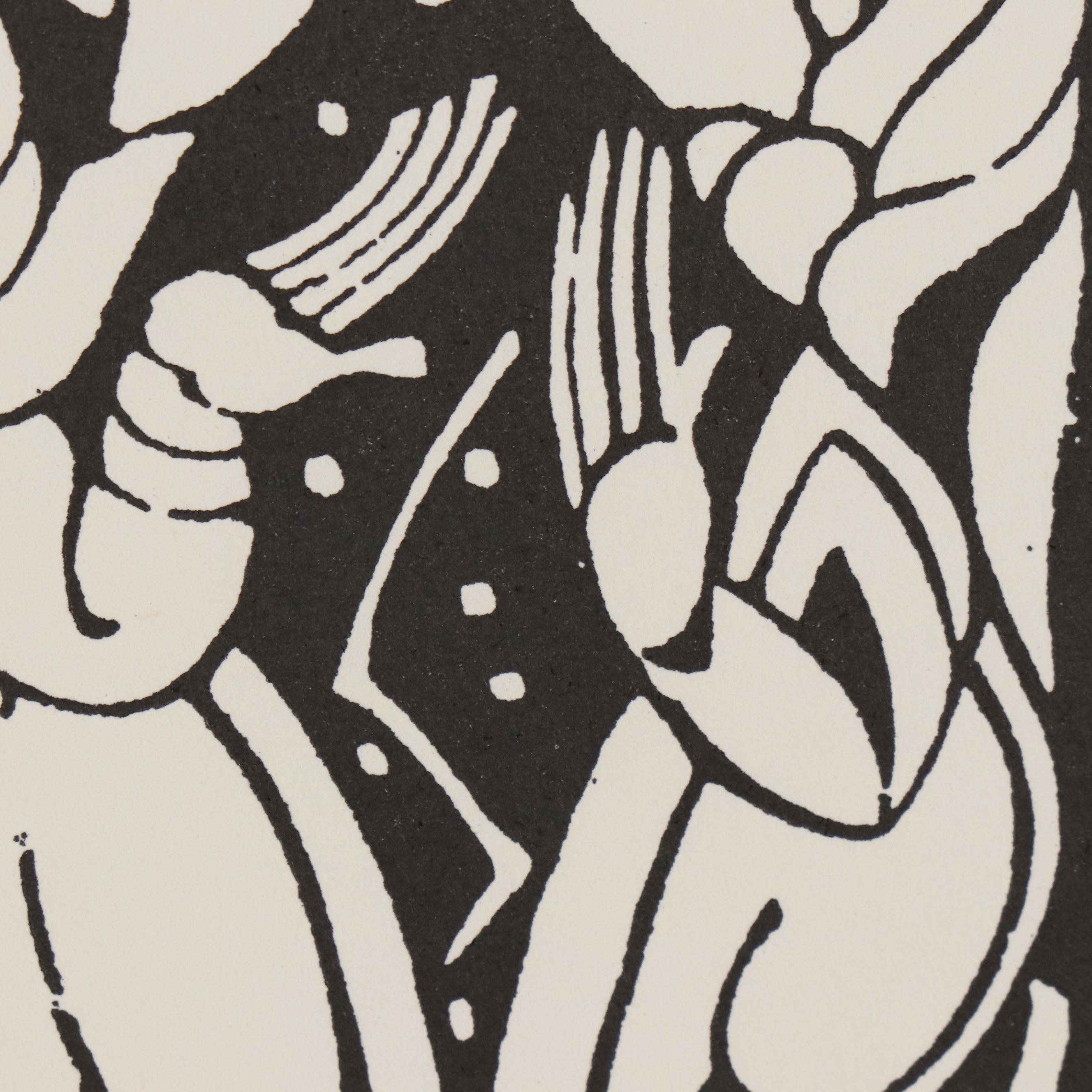 Woodblock after Sadao Watanabe "Pentecost"