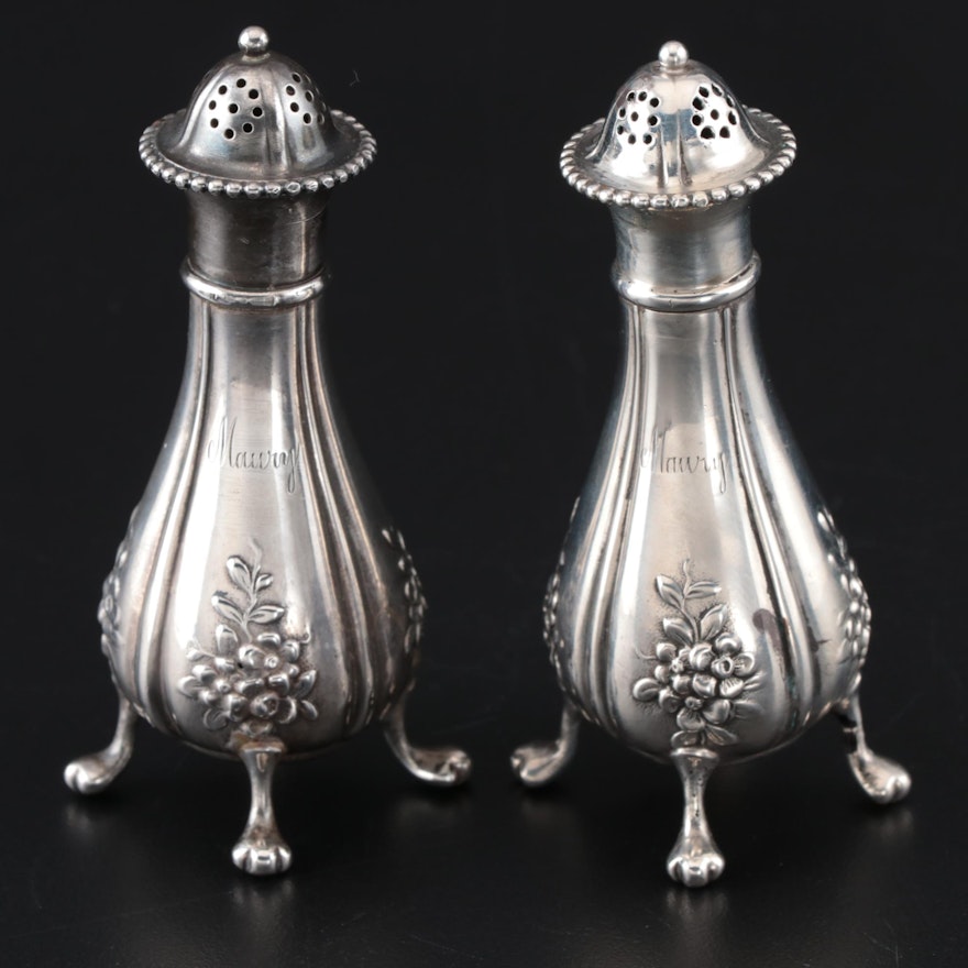 Tiffany & Co. Sterling Silver Salt and Pepper Shakers, 1892–1902