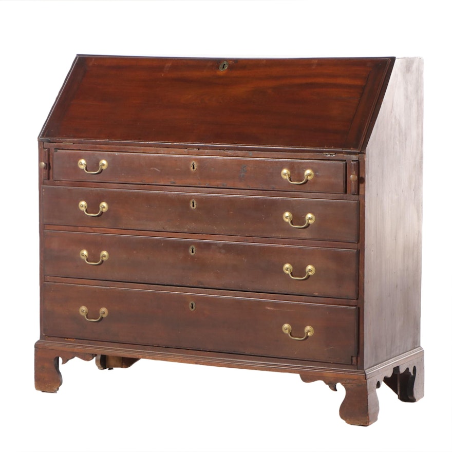 American Colonial Slant-Lid Desk, Late 18th/Early 19th Century