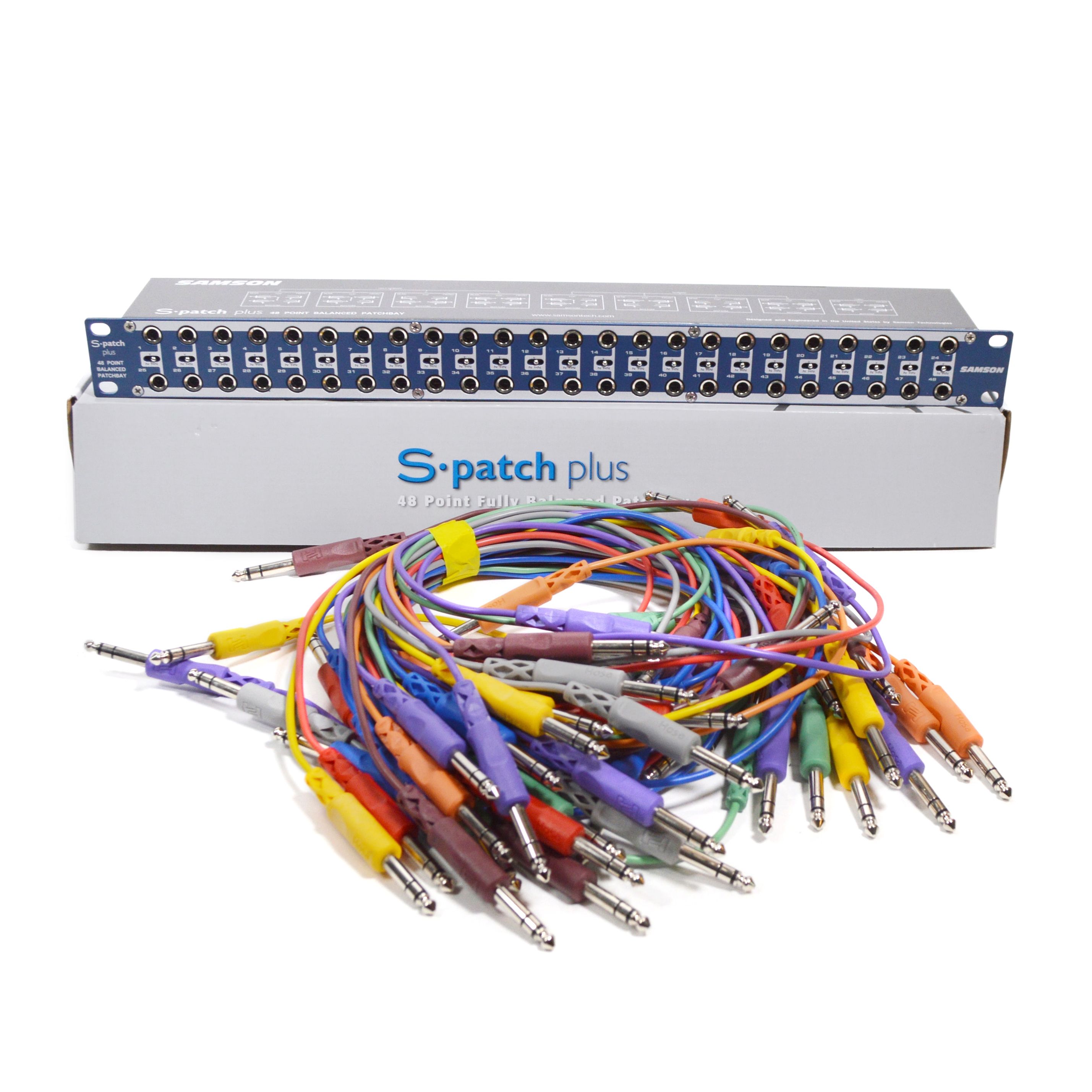 Samson S-Patch Plus 48-point Balanced Patchbay