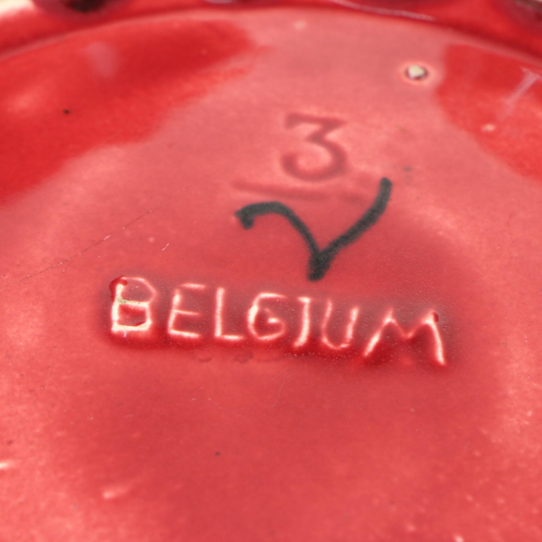 Edward R. Wilkes and Belgian Arts and Crafts Flambé Pottery Vessels