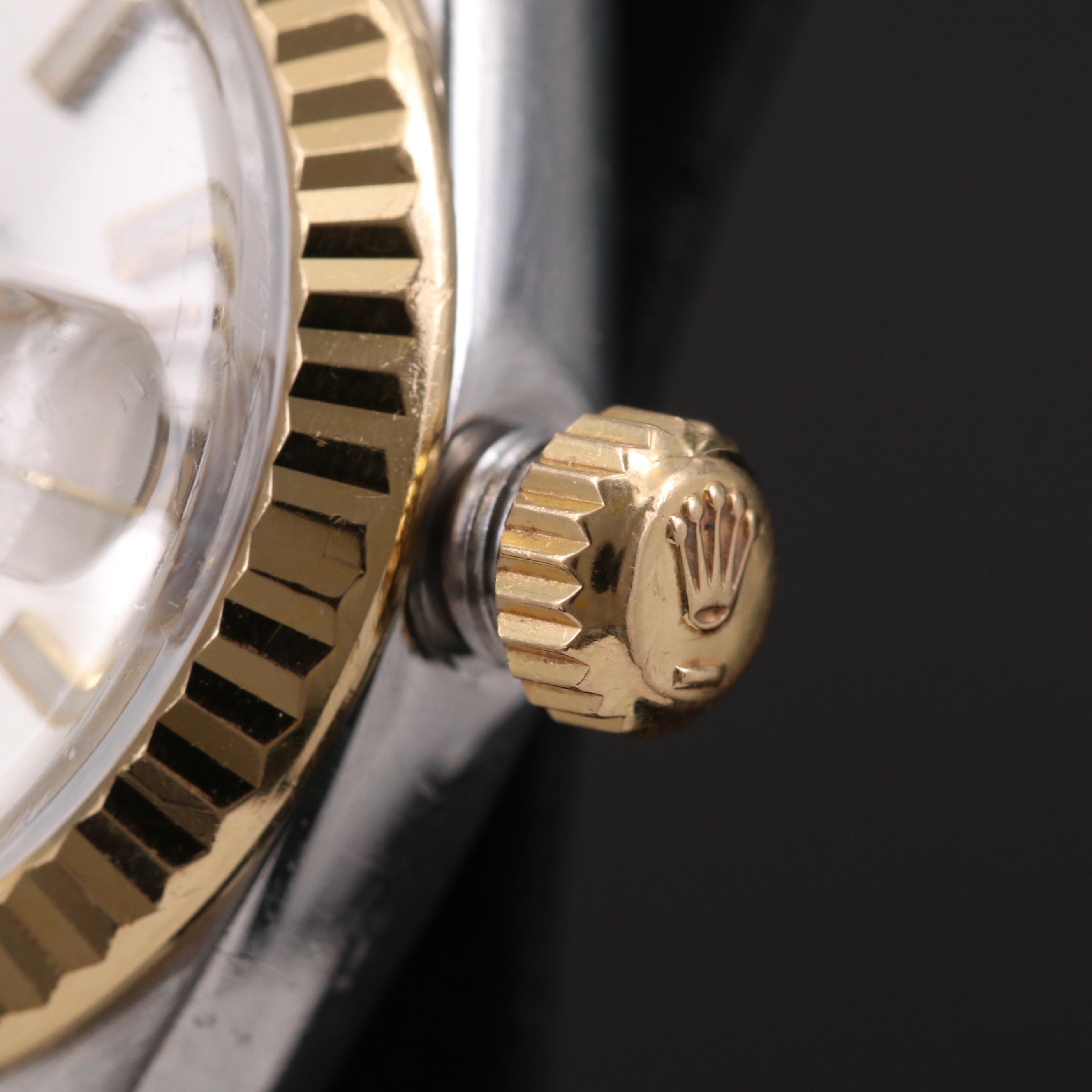 Vintage Rolex Datejust 18K Gold and Stainless Steel Automatic Watch