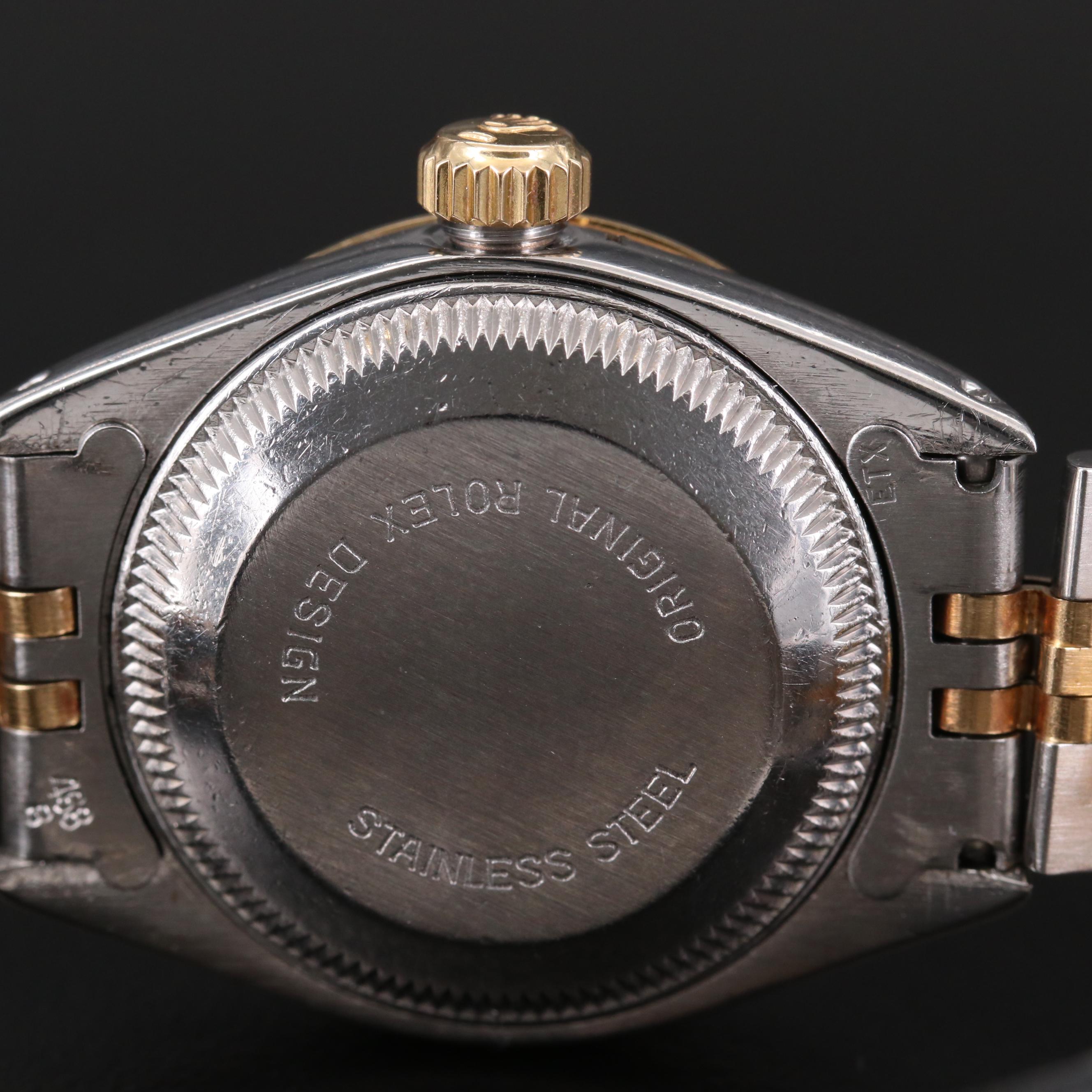 Vintage Rolex Datejust 18K Gold and Stainless Steel Automatic Watch