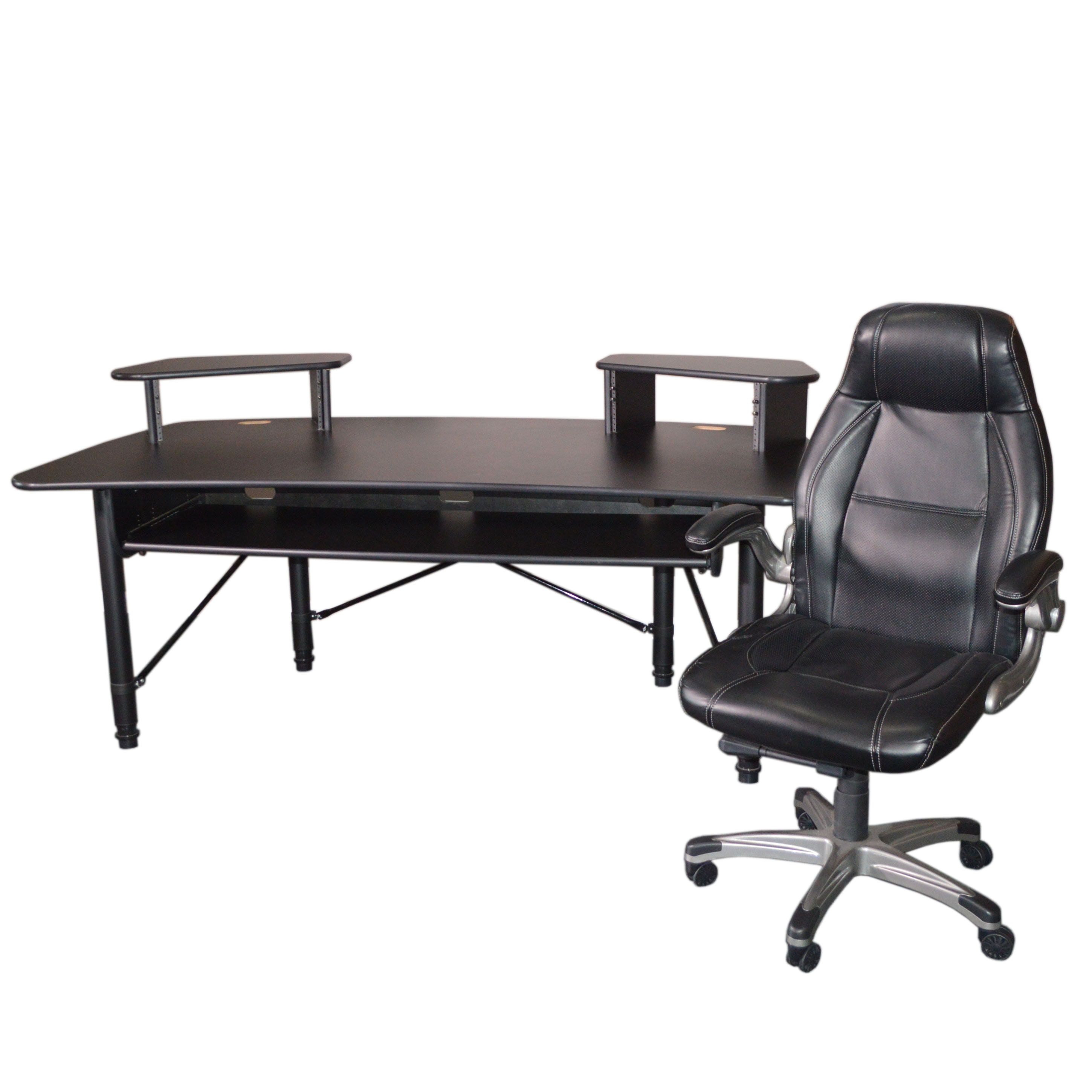 RAB Audio ProRak 88 Music Production Workstation and Torrent Manager Chair
