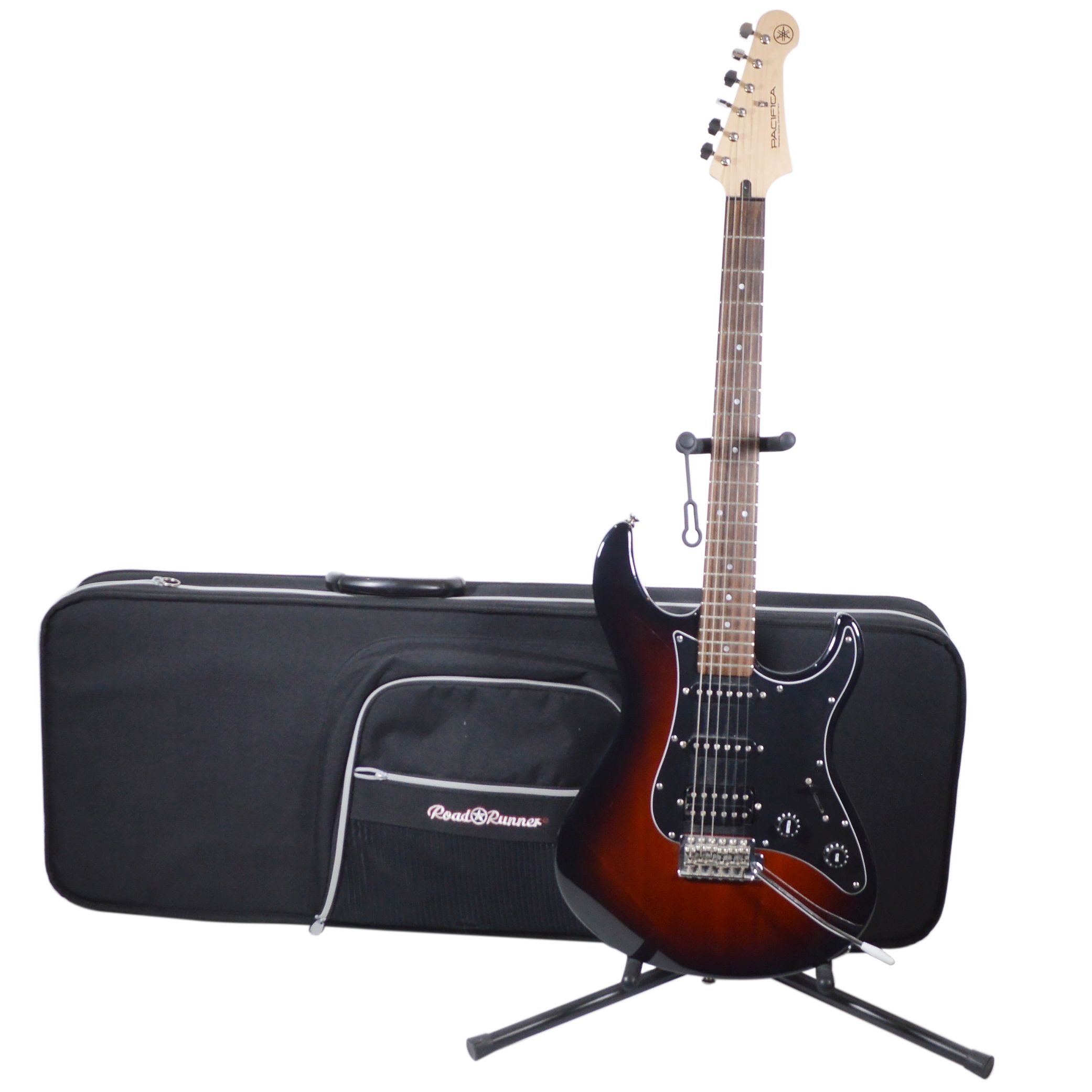 Yamaha Pacifica Solidbody Electric Guitar and Road Runner Case