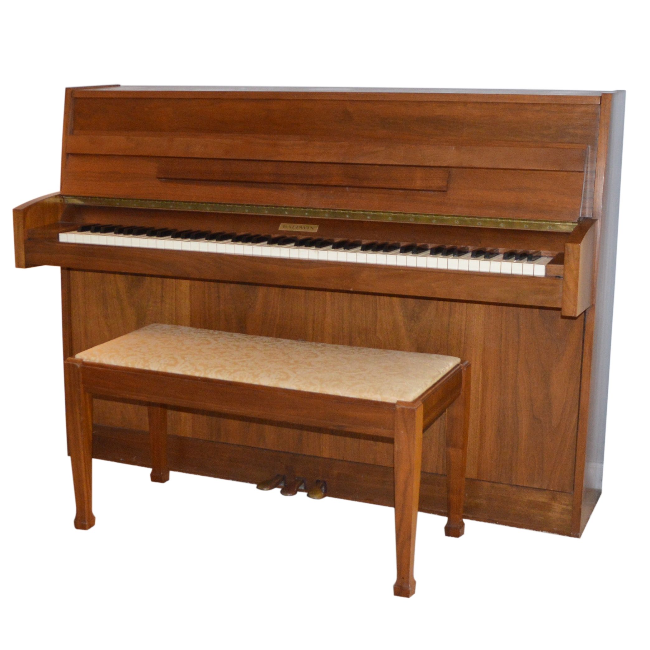Baldwin Upright Piano, Mid-20th Century