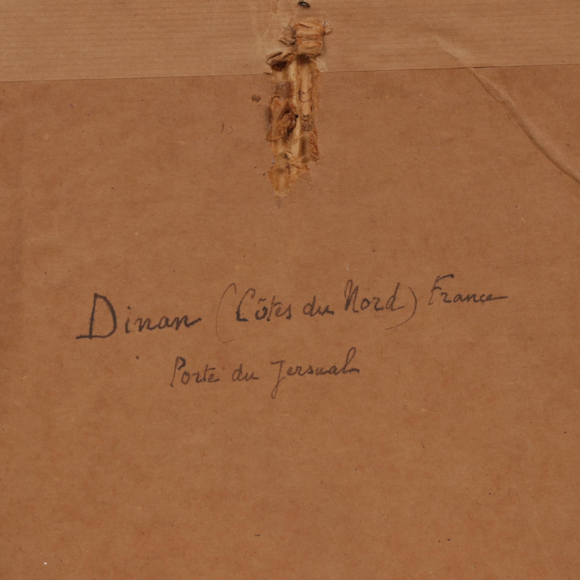 Marguerite Van Biesbroeck Watercolor Painting "Porte du Jersual"