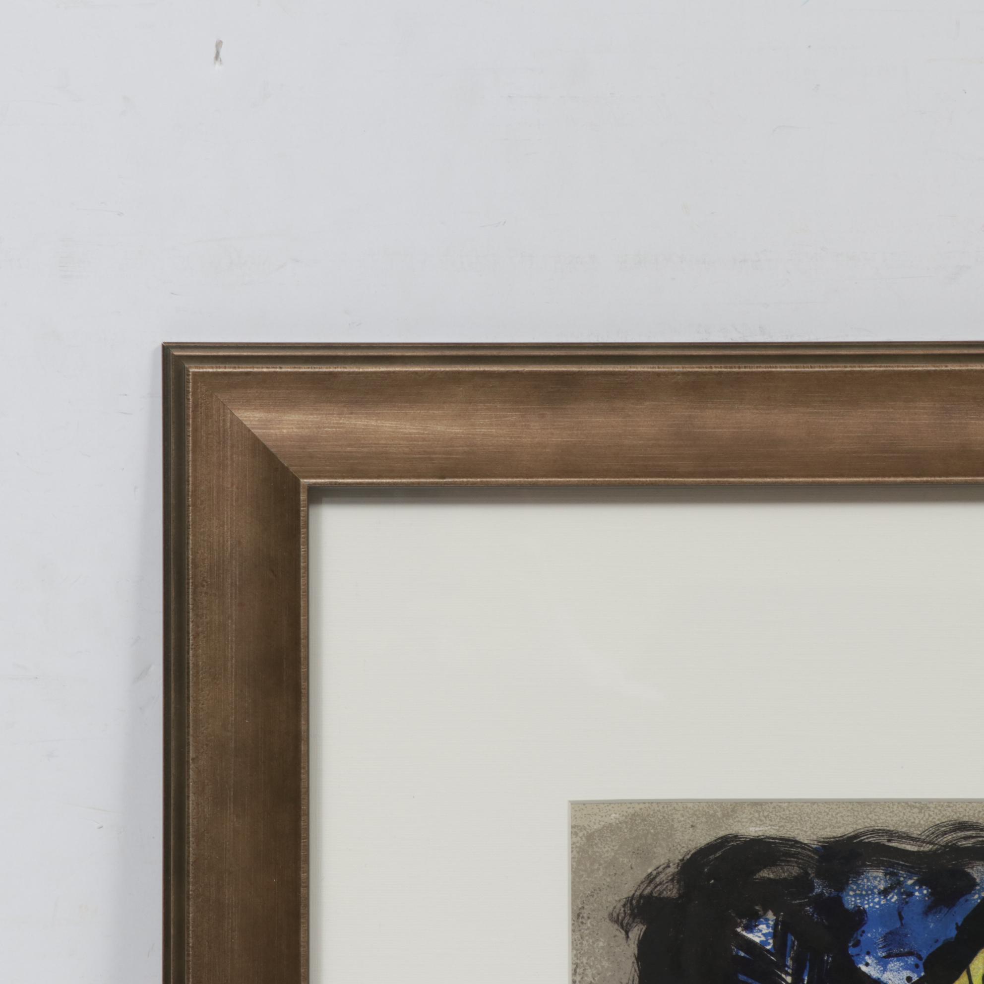 Marc Chagall Color Lithograph "L'Ange," 1960