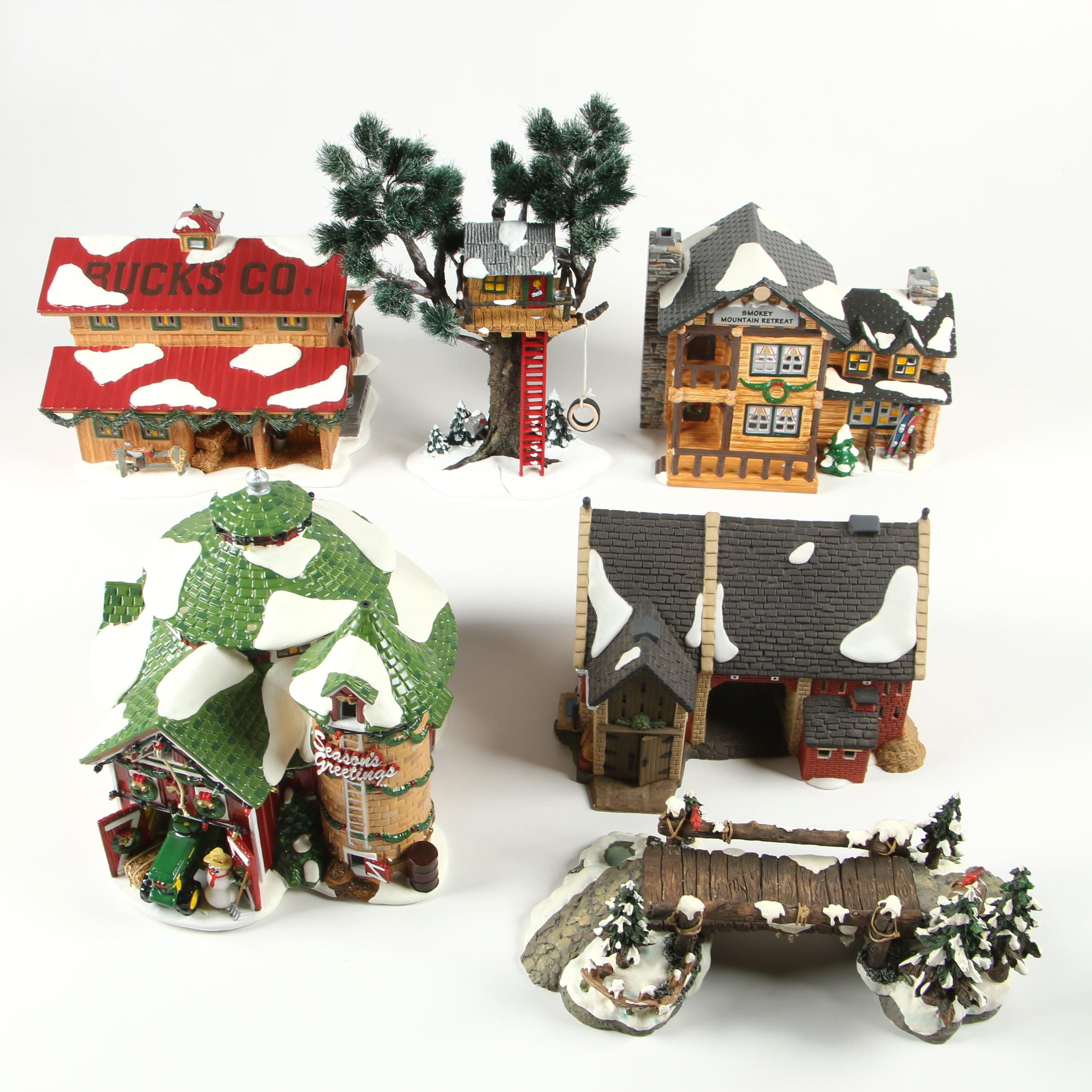Department 56 "Snow Village" Resin Christmas Village Buildings and Accessories