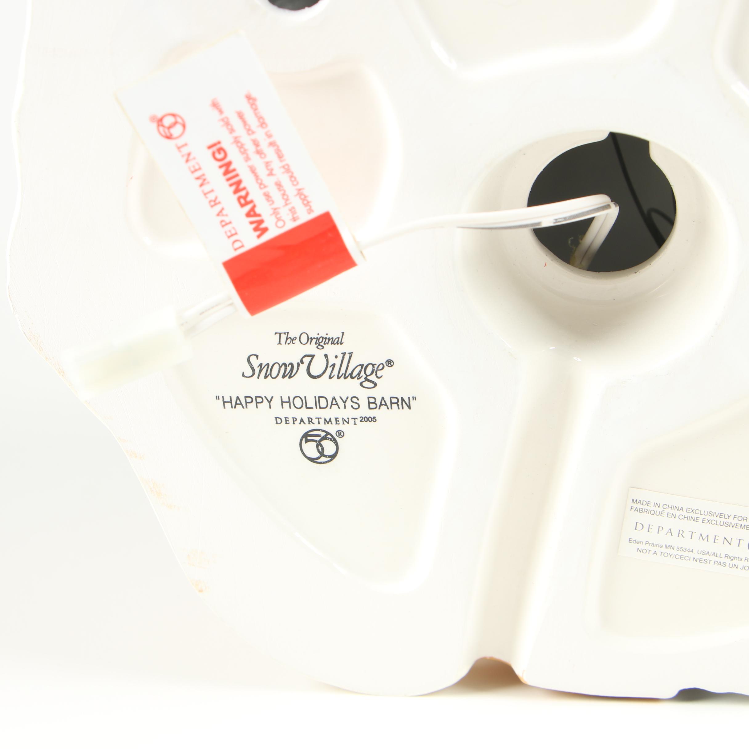 Department 56 "Snow Village" Resin Christmas Village Buildings and Accessories