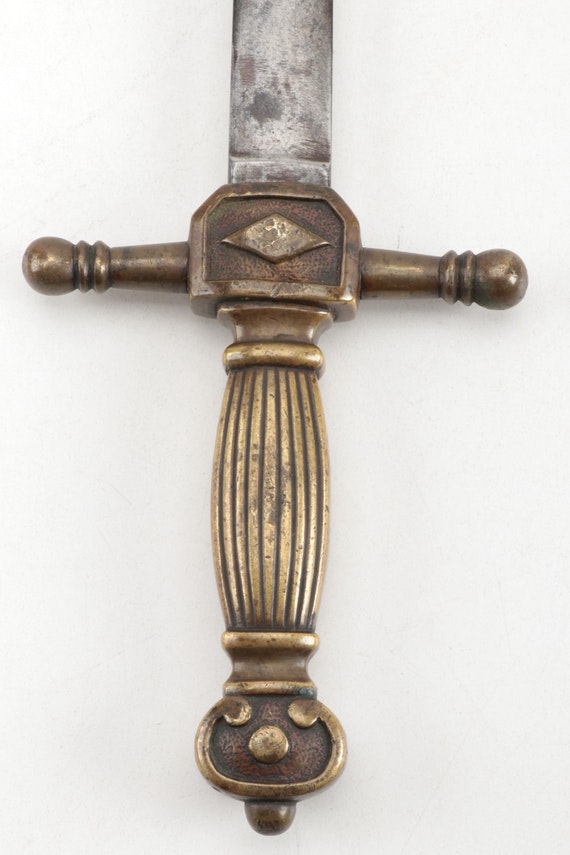 Ceremonial Dress Short Sword with Solid Brass Hilt