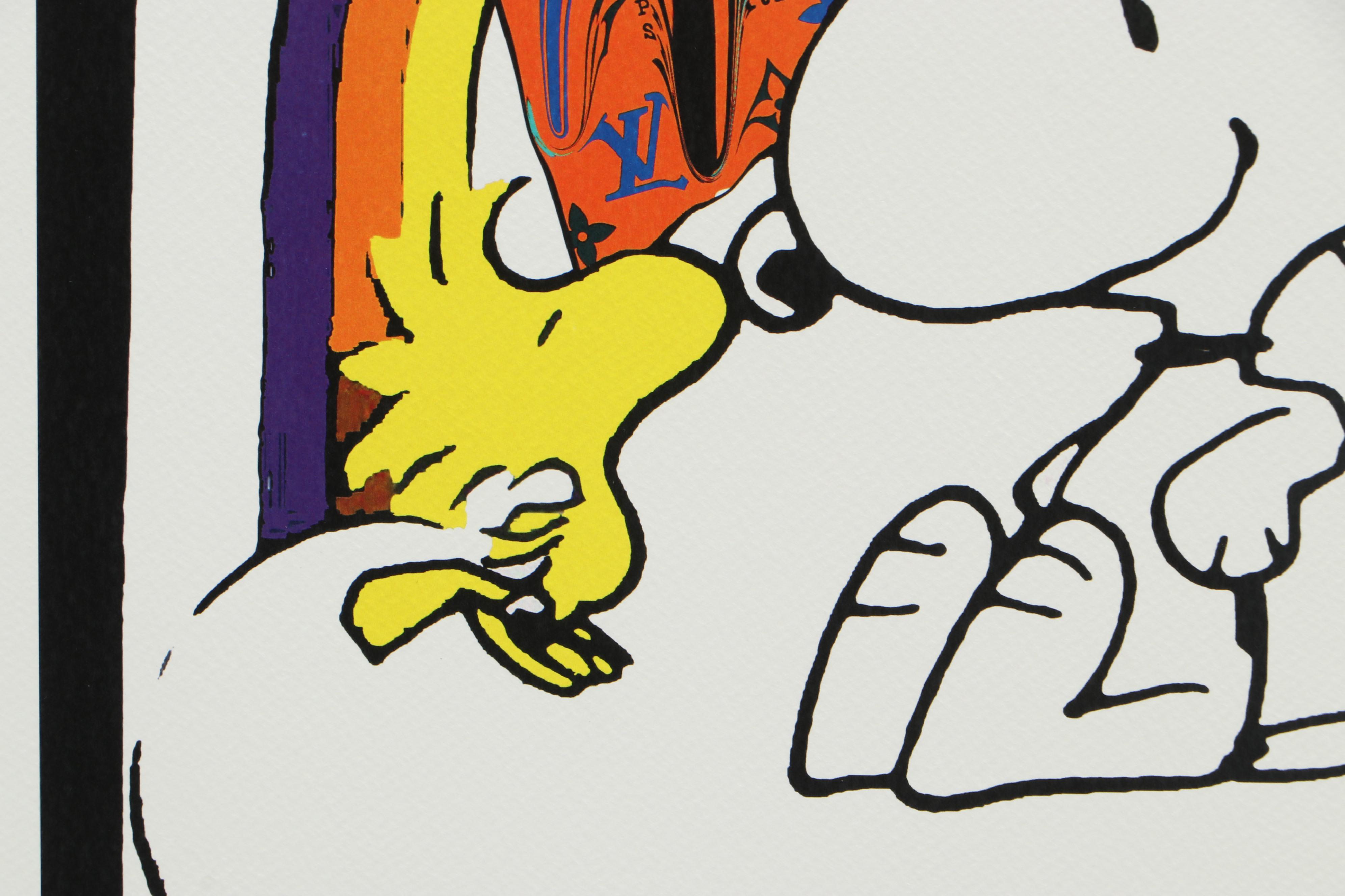 Death NYC Graphic Print "Snoop L Spray Drip Red (A4)"