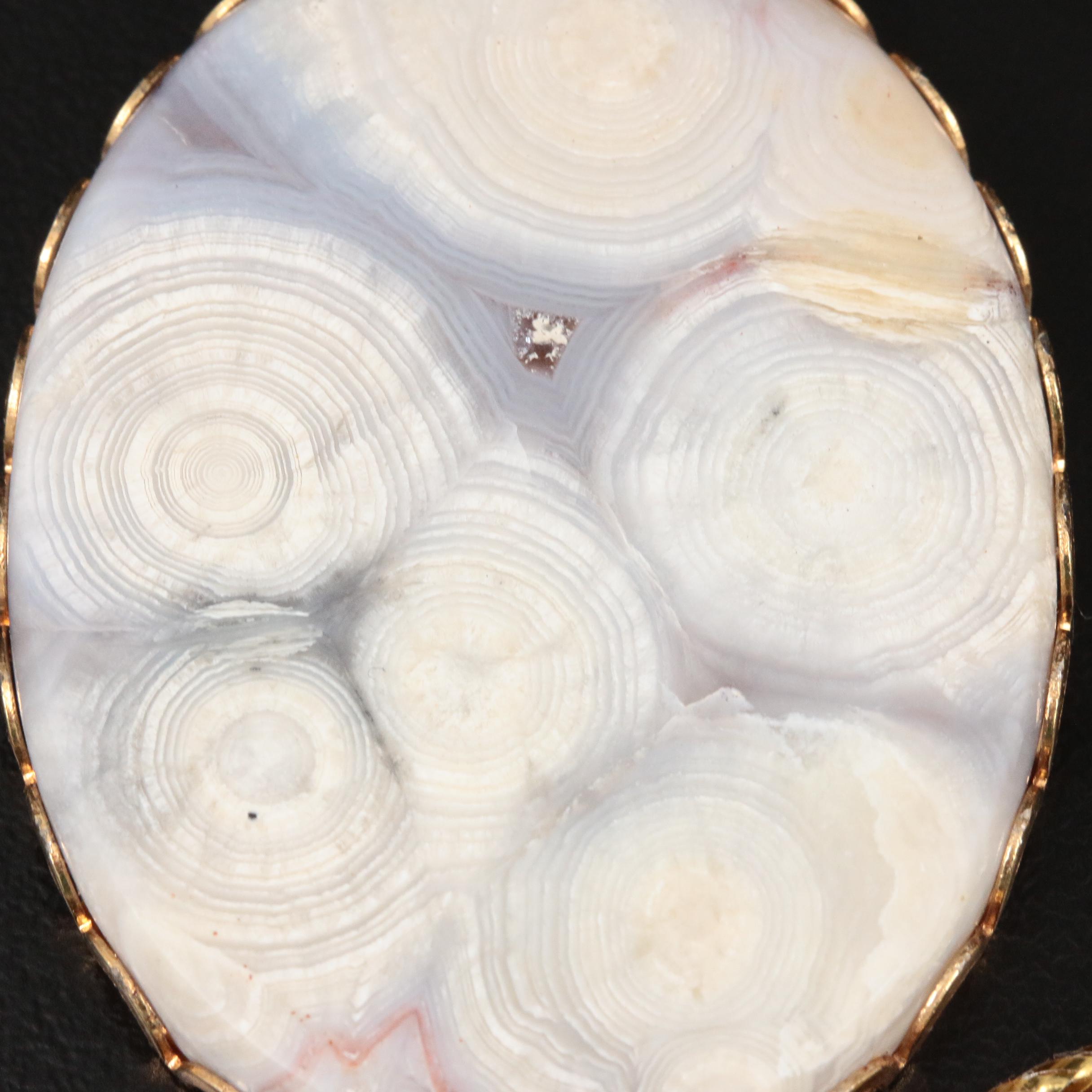 Framed Agate Gemstones