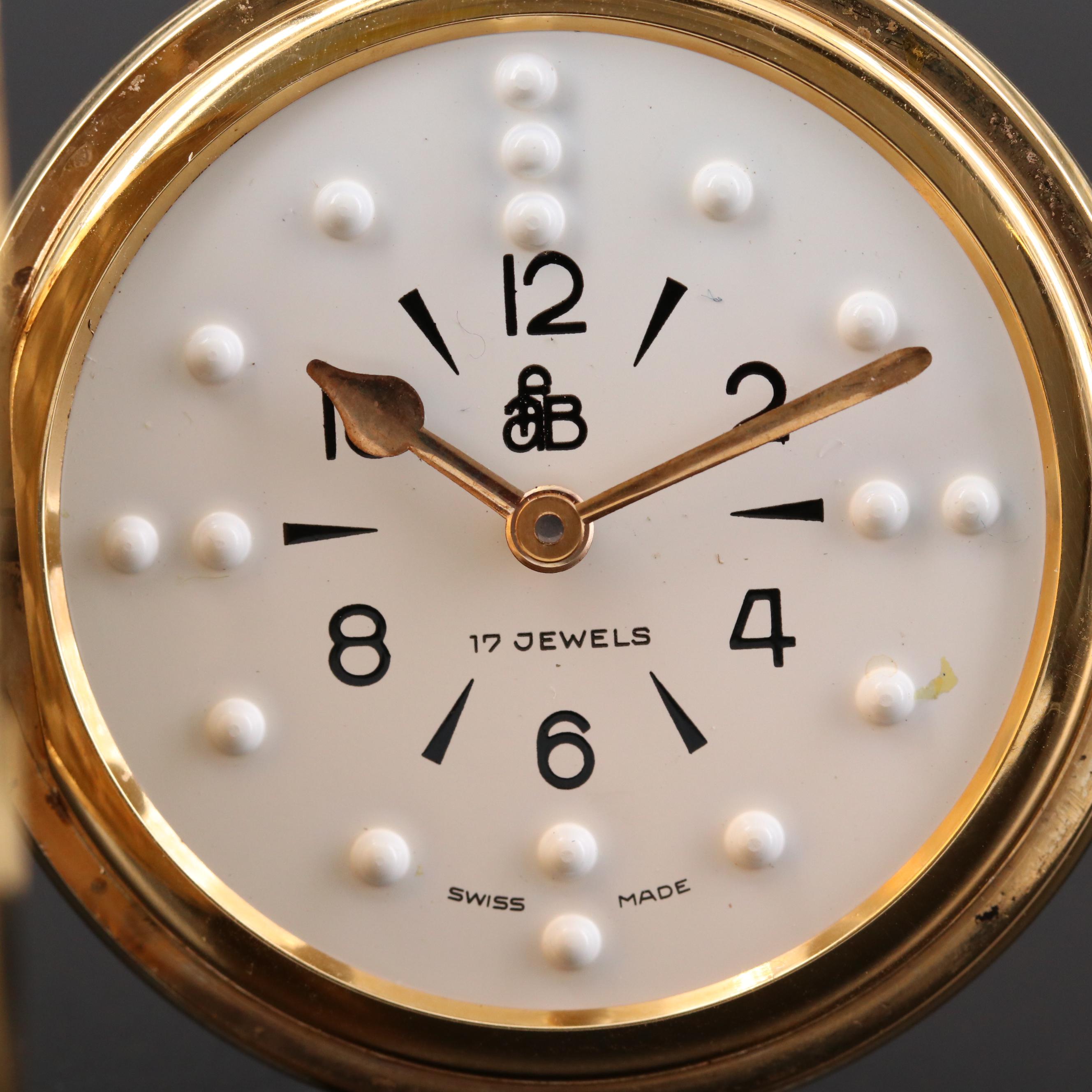 American Foundation for the Blind Braille Pocket Watch