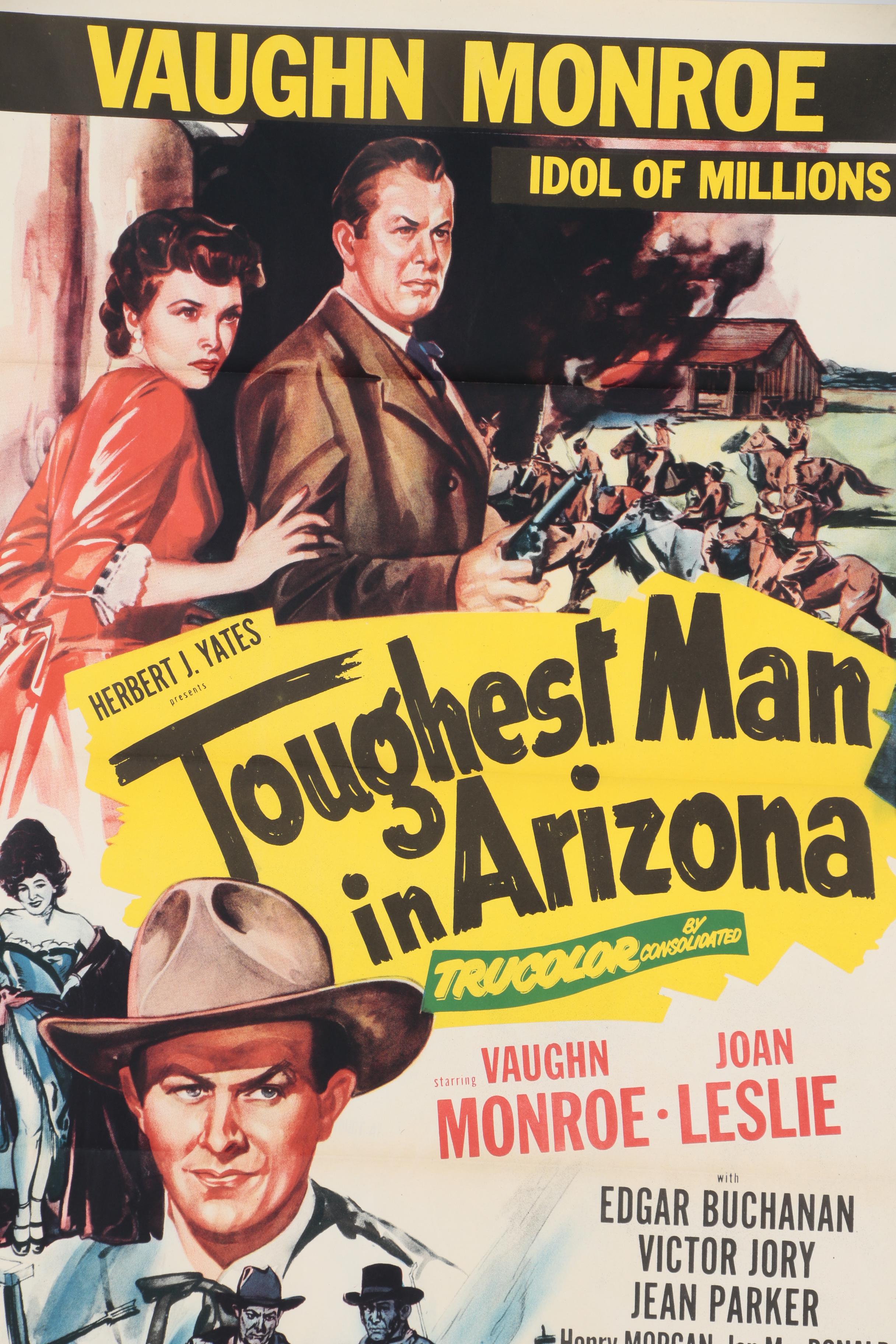 "Toughest Man in Arizona" One Sheet, 1952