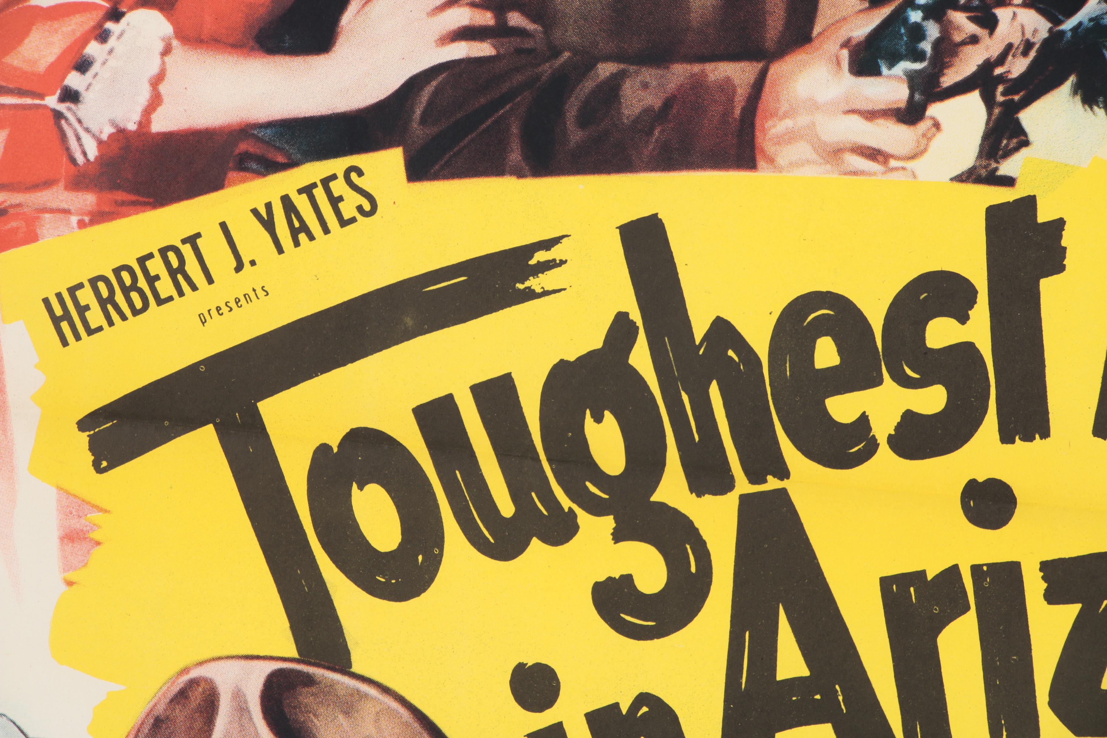 "Toughest Man in Arizona" One Sheet, 1952