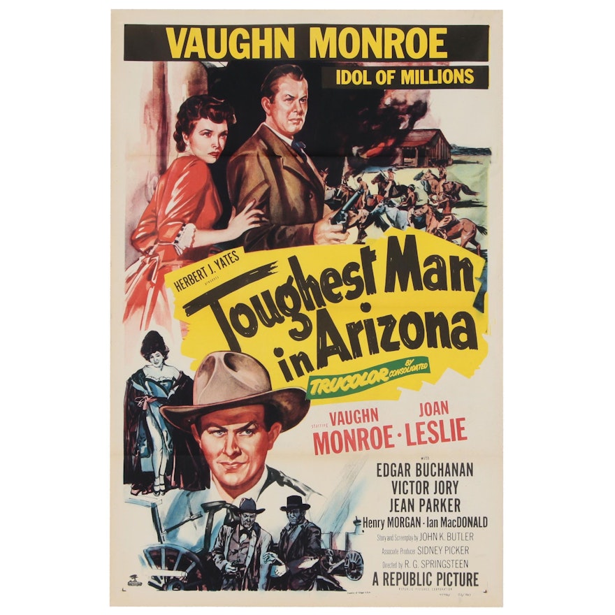 "Toughest Man in Arizona" One Sheet, 1952