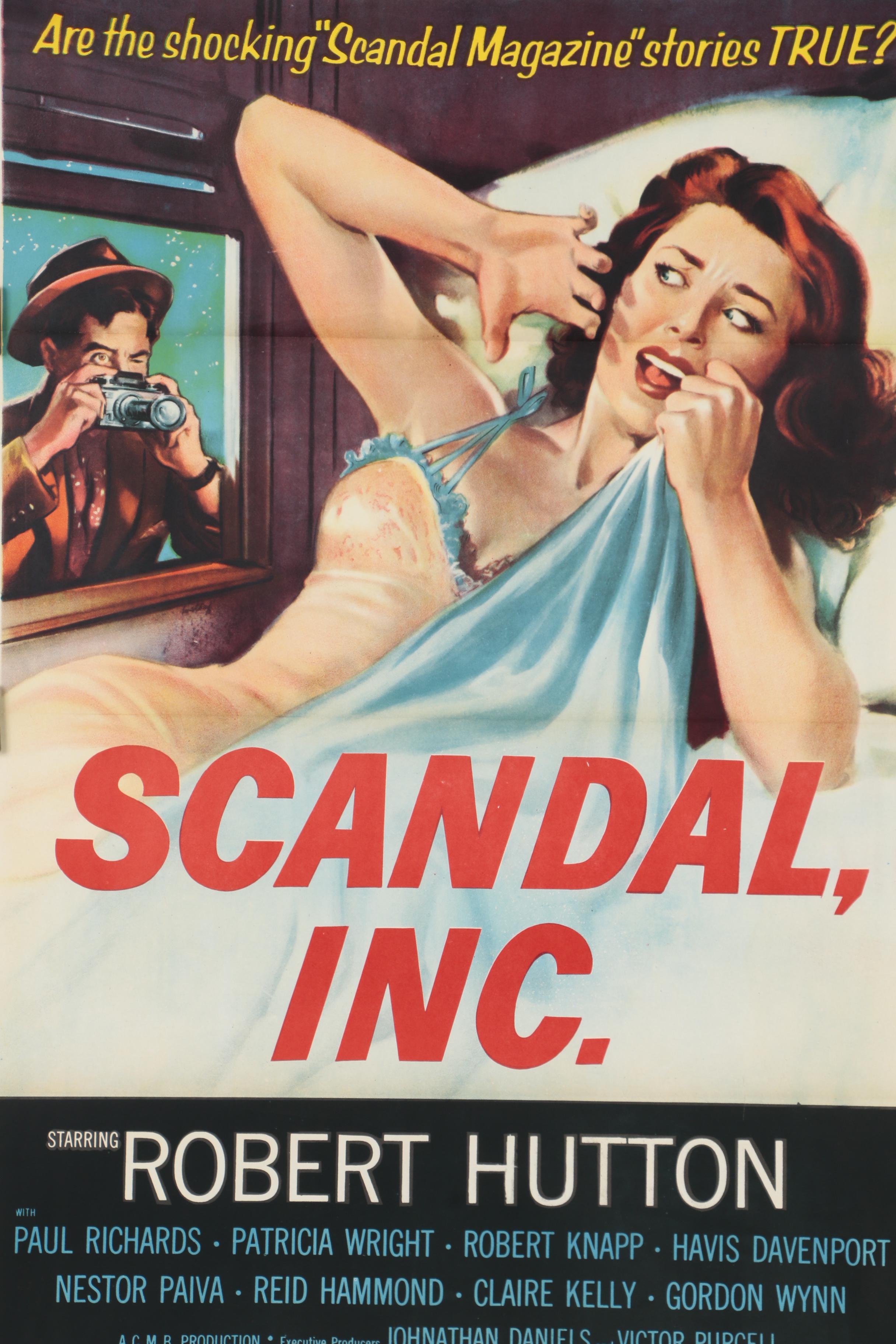"Scandal Inc." One Sheet, 1956