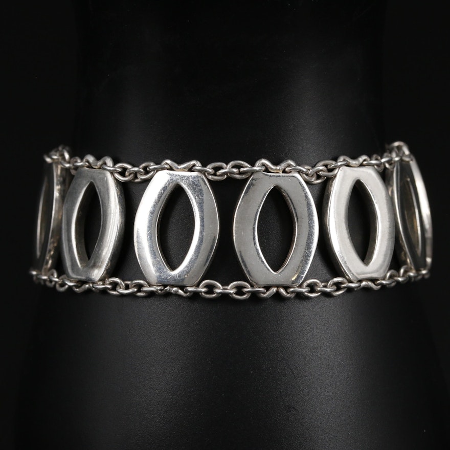 Sterling Silver Ladder Bracelet