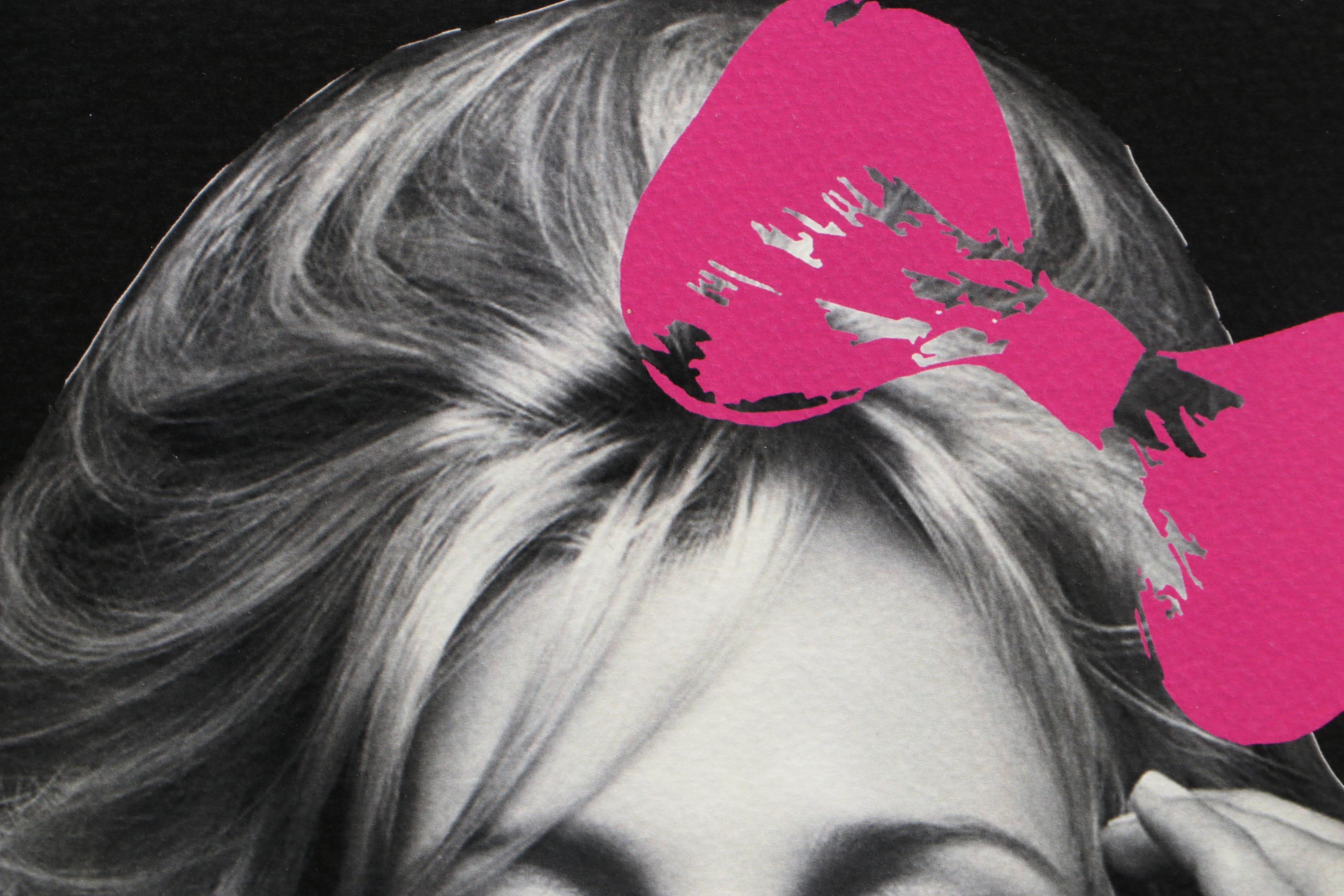 Death NYC Pop Art Offset Print of Kate Moss with Gun