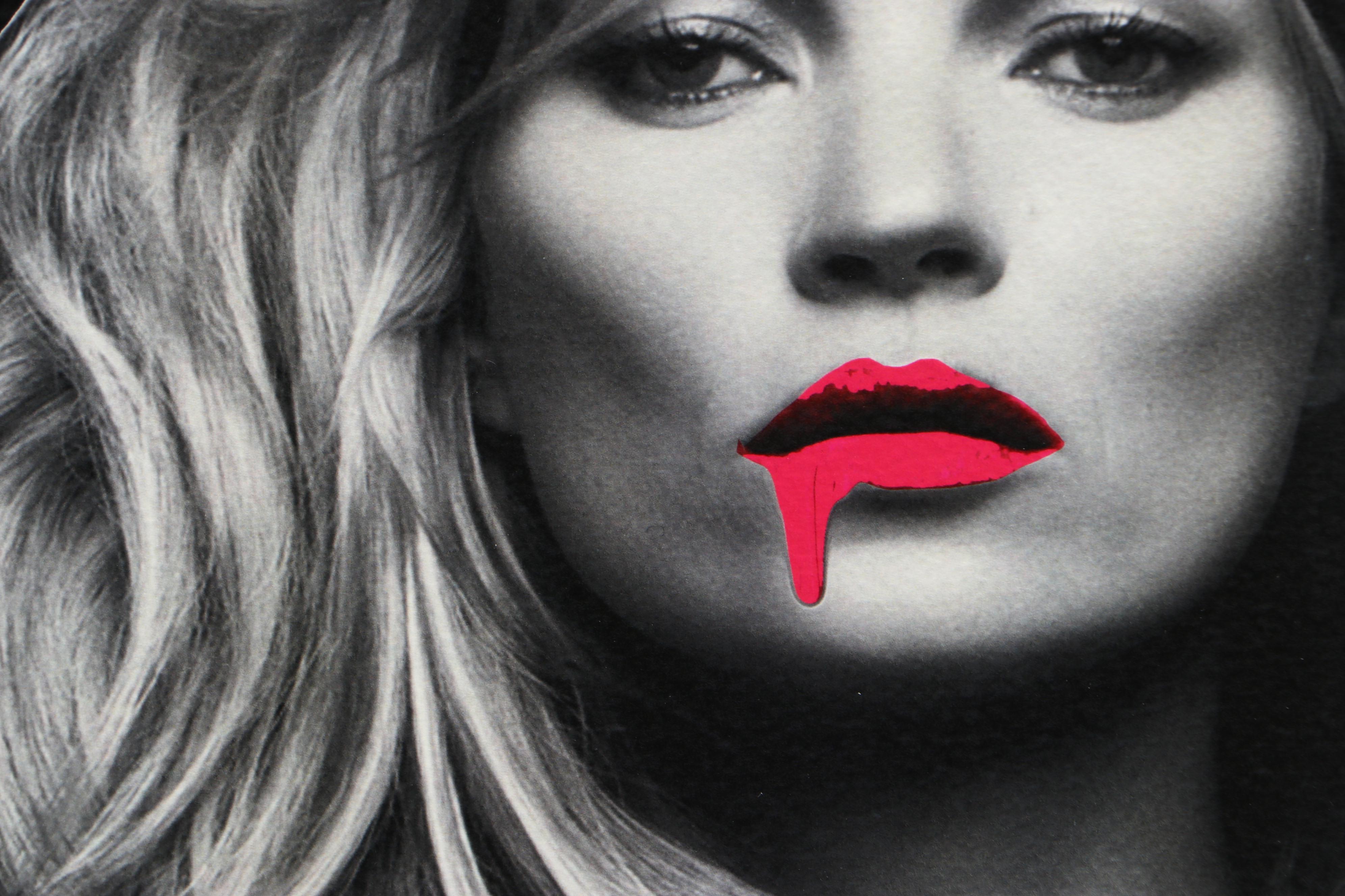 Death NYC Pop Art Offset Print of Kate Moss with Gun