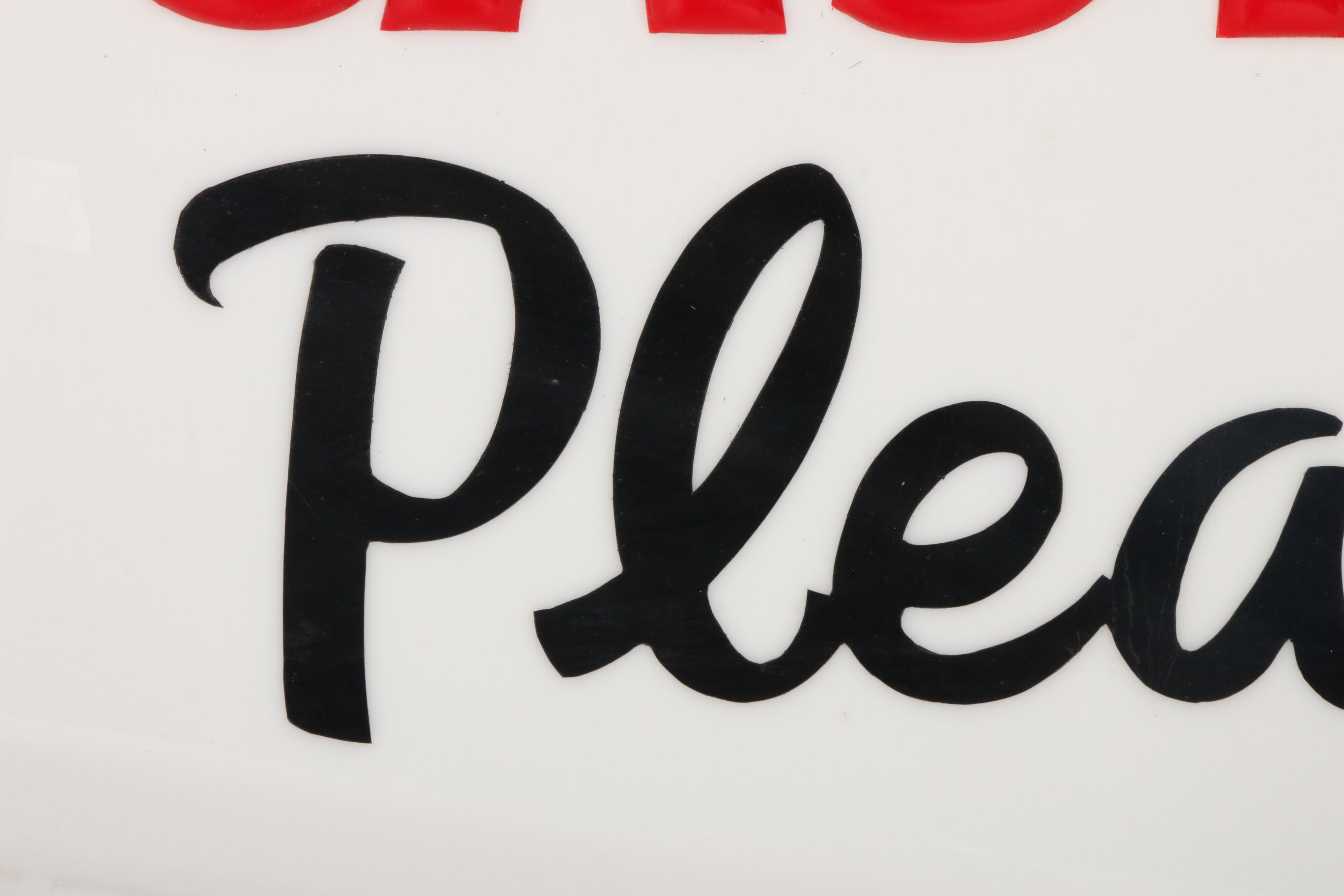 Woolworth "Cashier-Wrap, Please Pay Here" Sign, Vintage