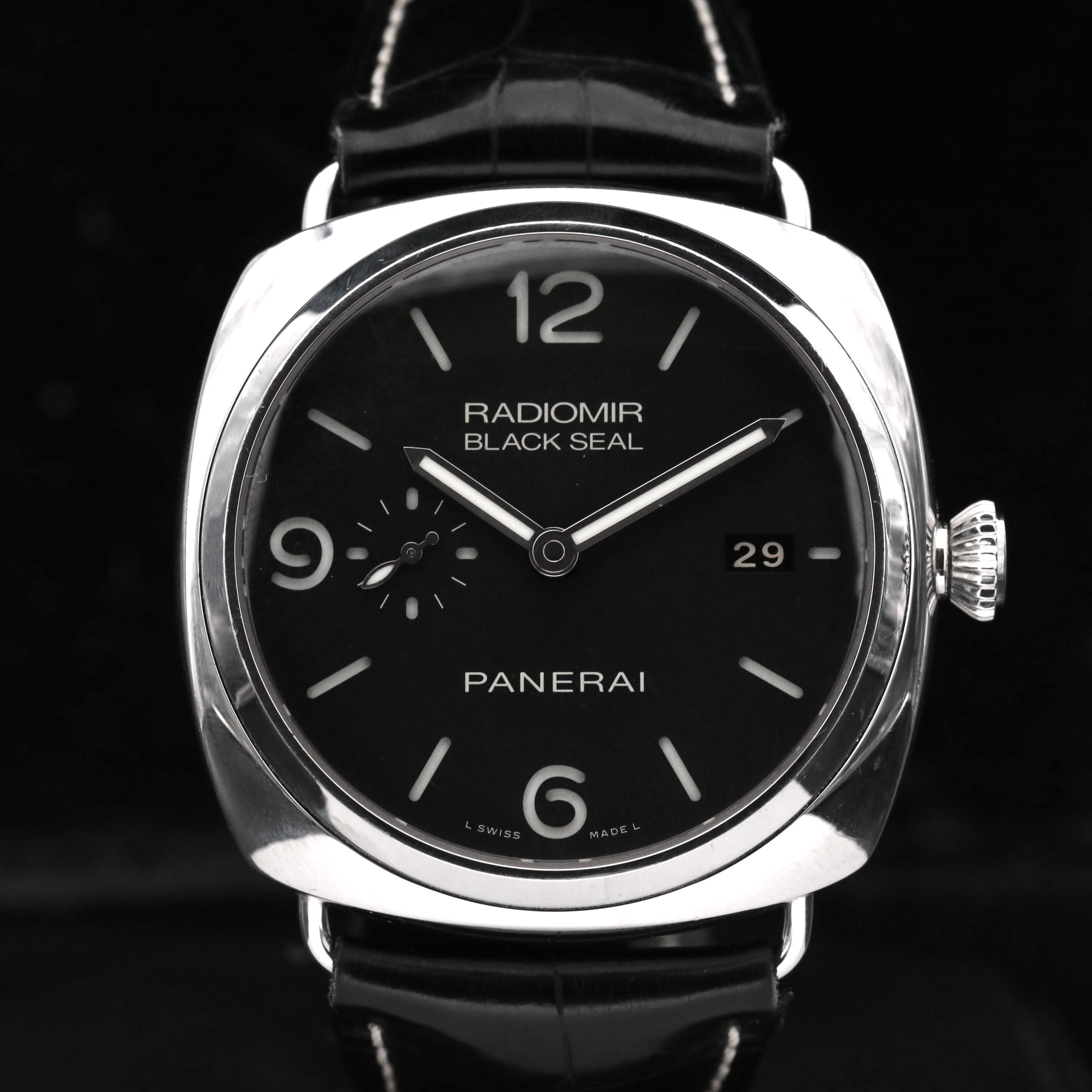 Panerai Radiomir Black Seal Three Days Stainless Steel Automatic Watch