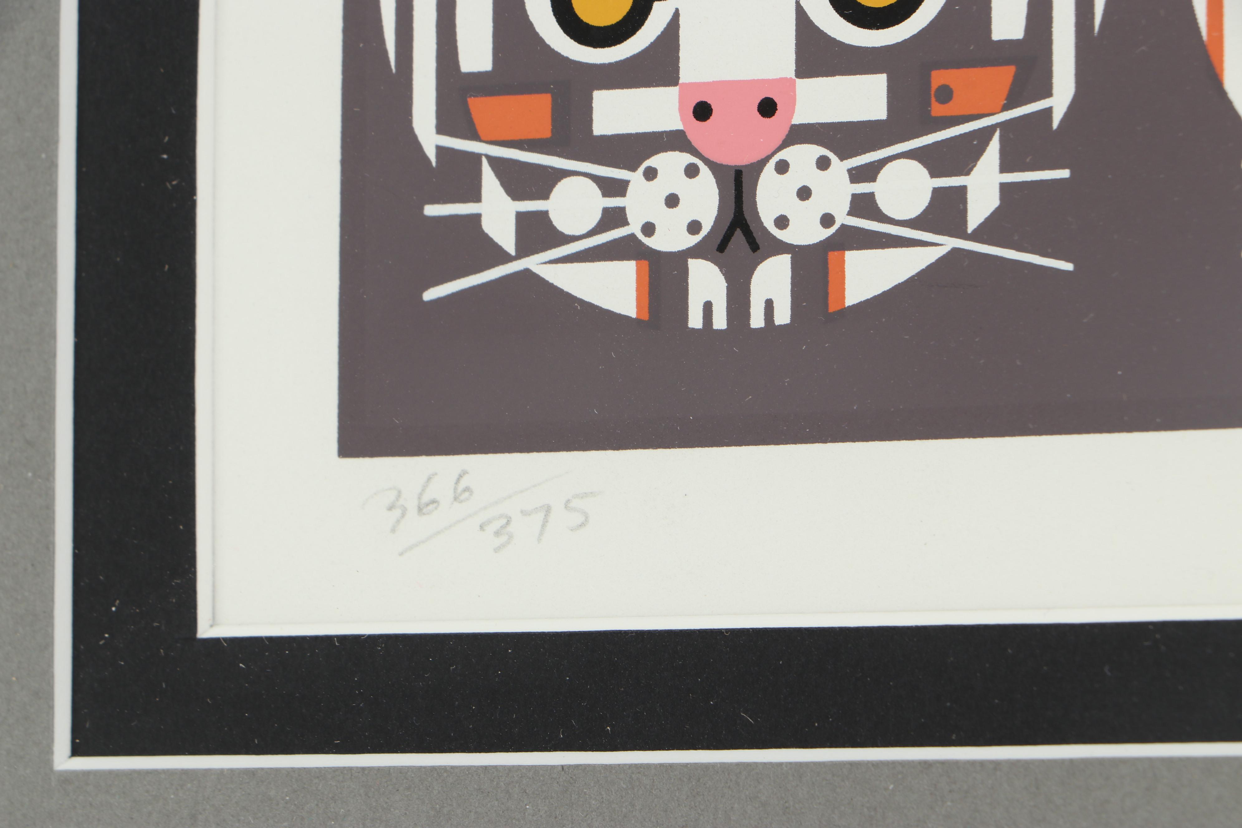 Edie Harper Serigraph "Copycats"