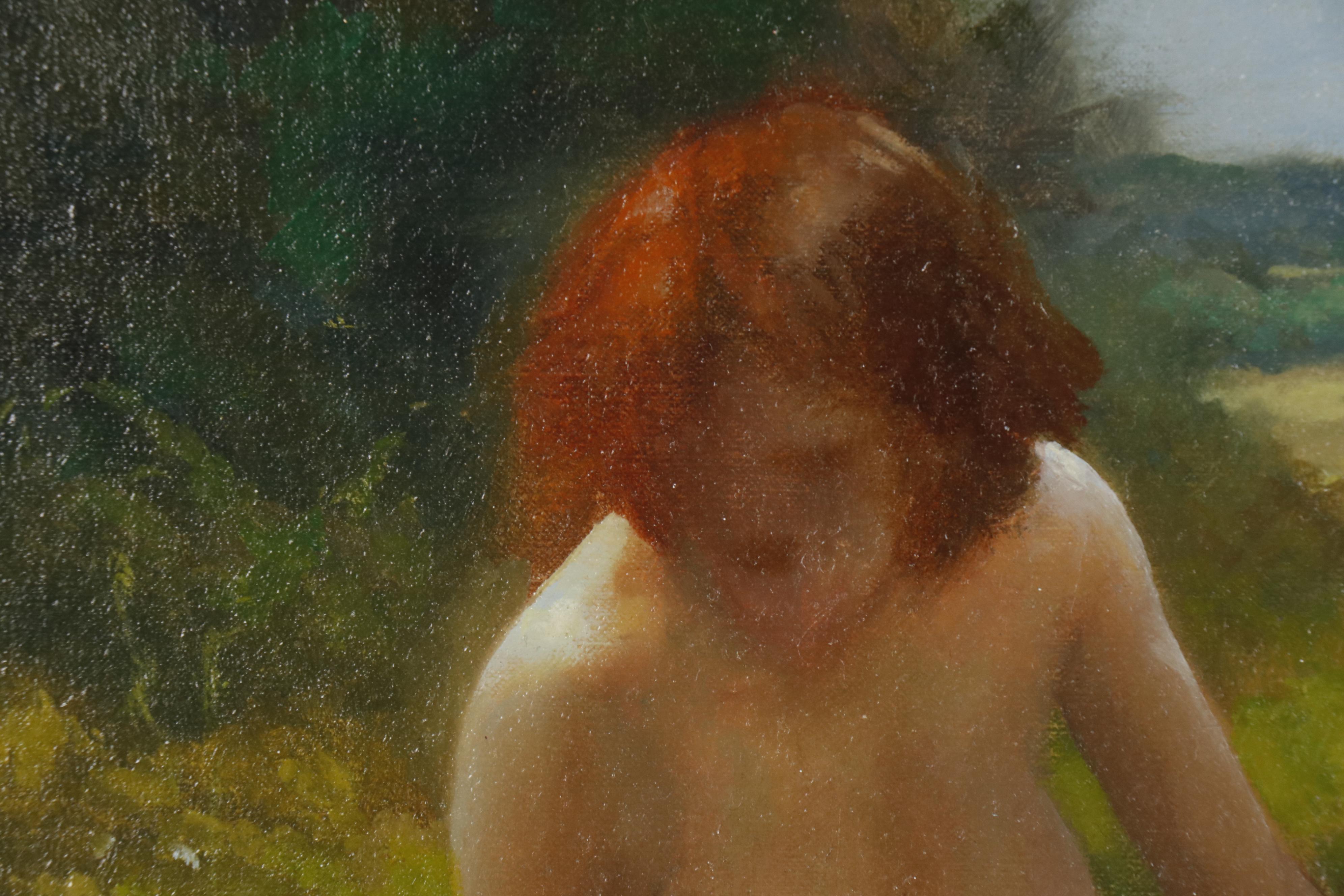 Bruce Erikson Oil Painting "Au Bord De L'Eau", 2011