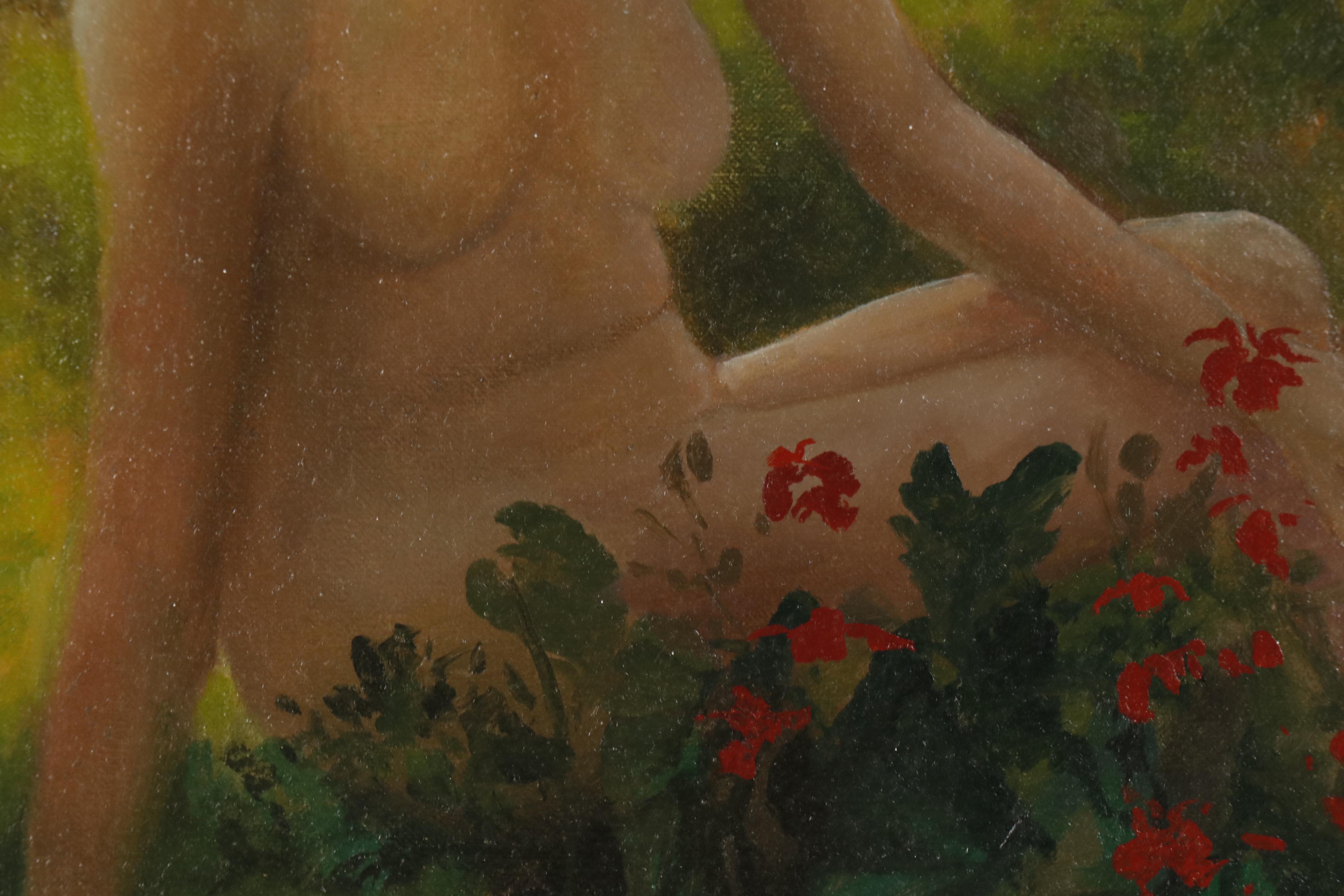 Bruce Erikson Oil Painting "Au Bord De L'Eau", 2011