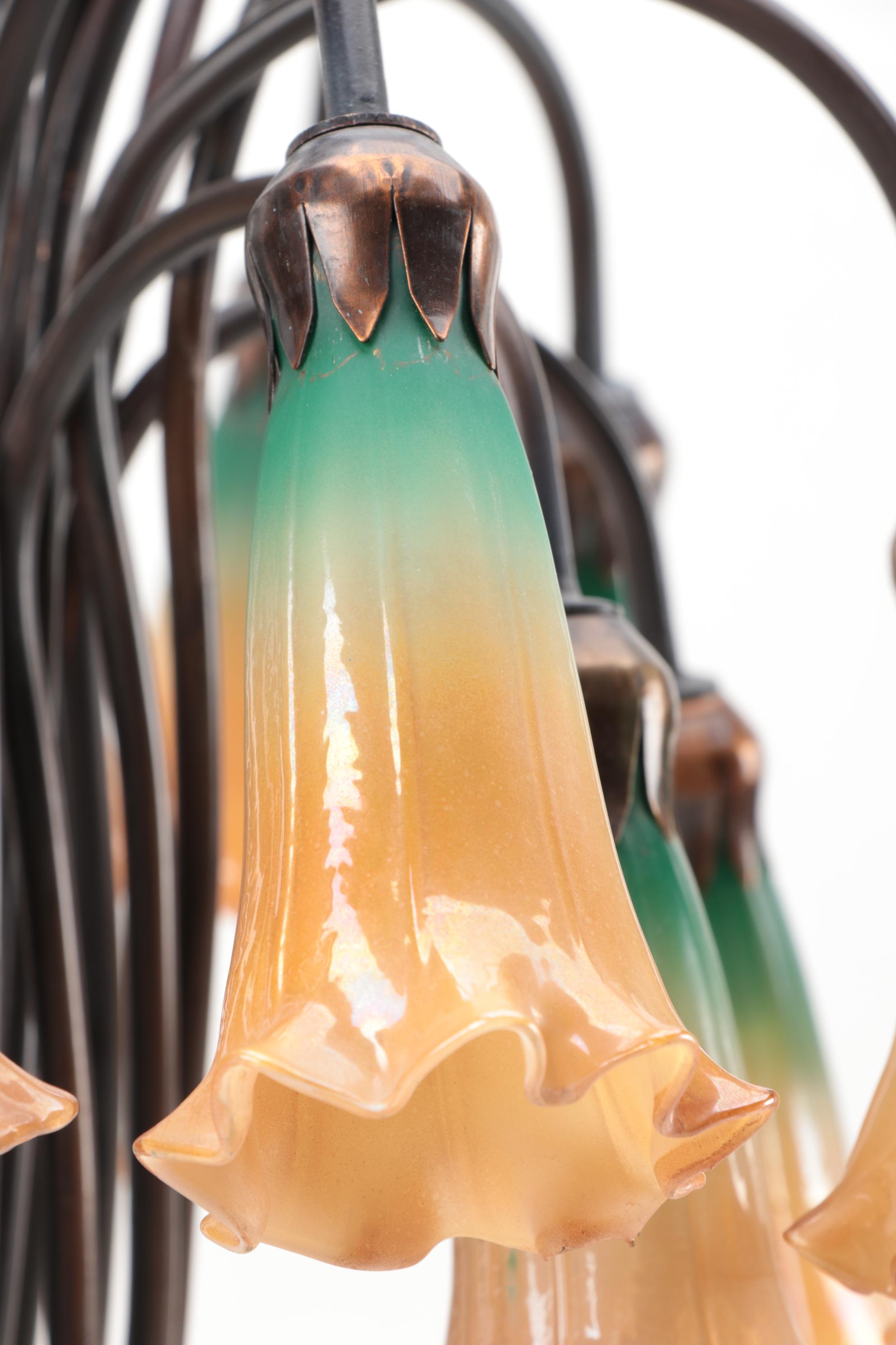 Tiffany Style Lily Flower Table Lamp