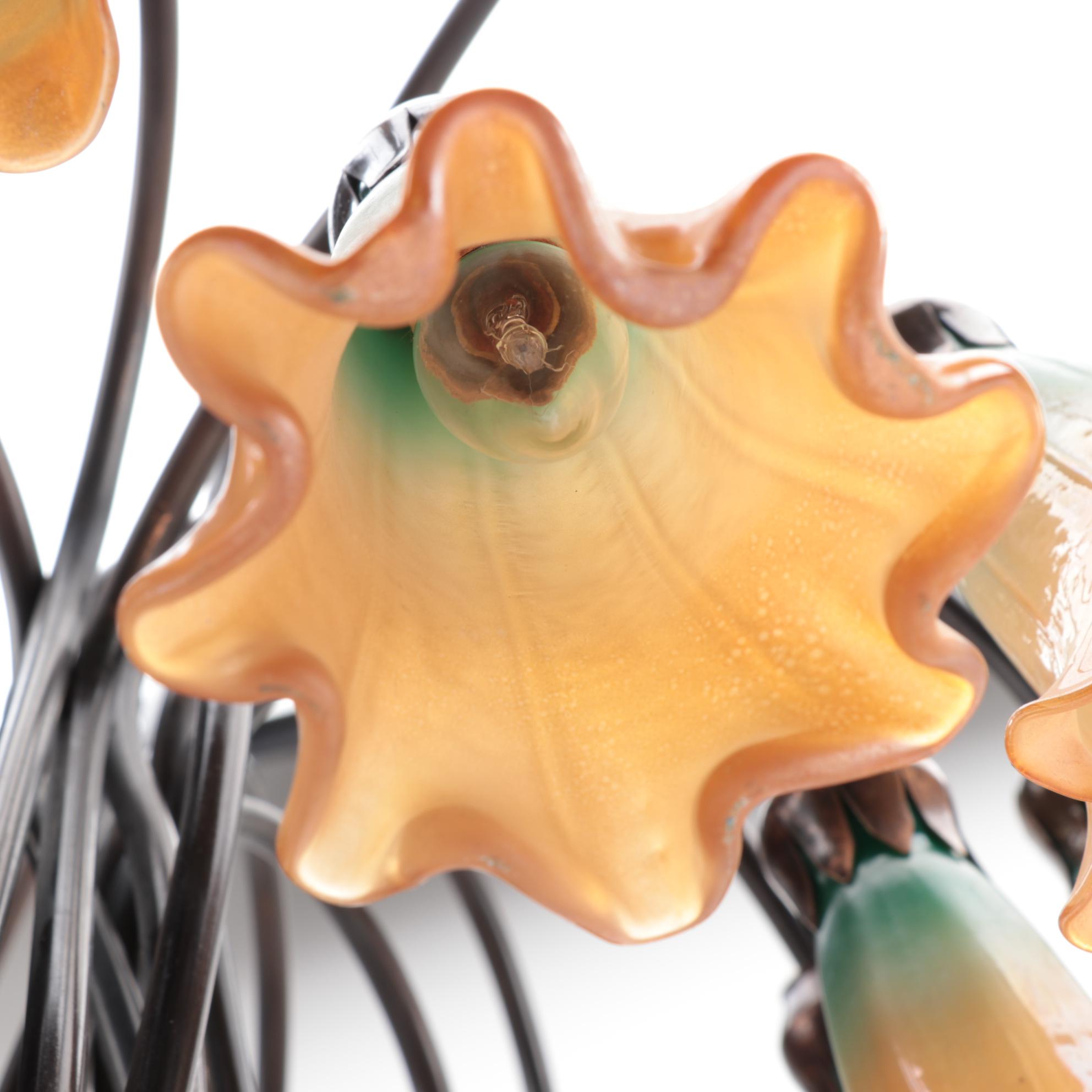 Tiffany Style Lily Flower Table Lamp