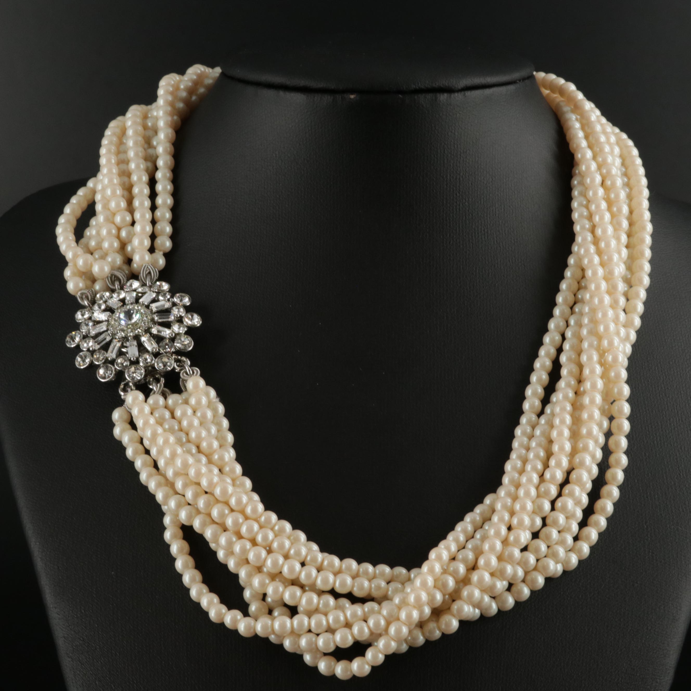 Carolee Lux and Carolee Gemstone Necklaces and Bracelet