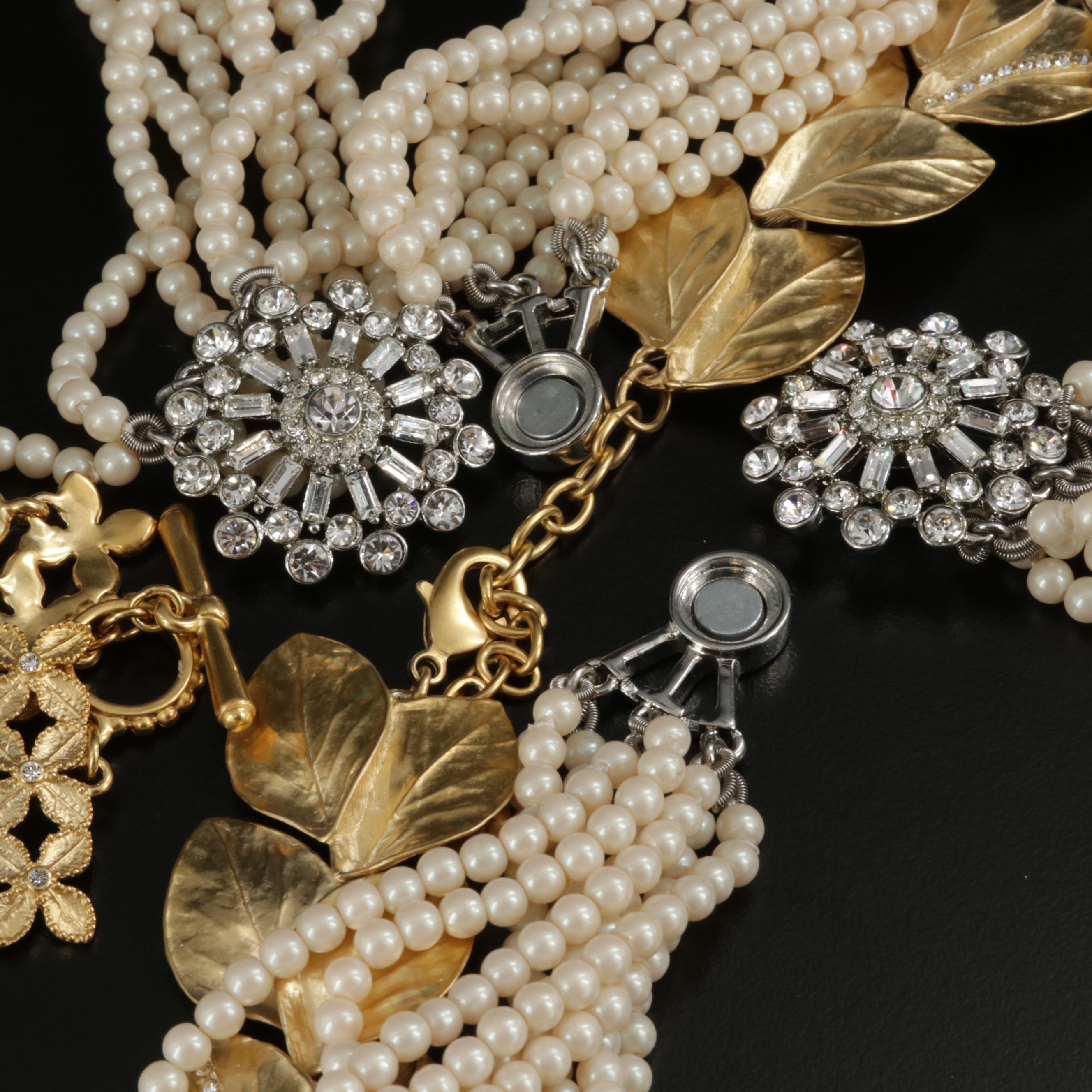 Carolee Lux and Carolee Gemstone Necklaces and Bracelet