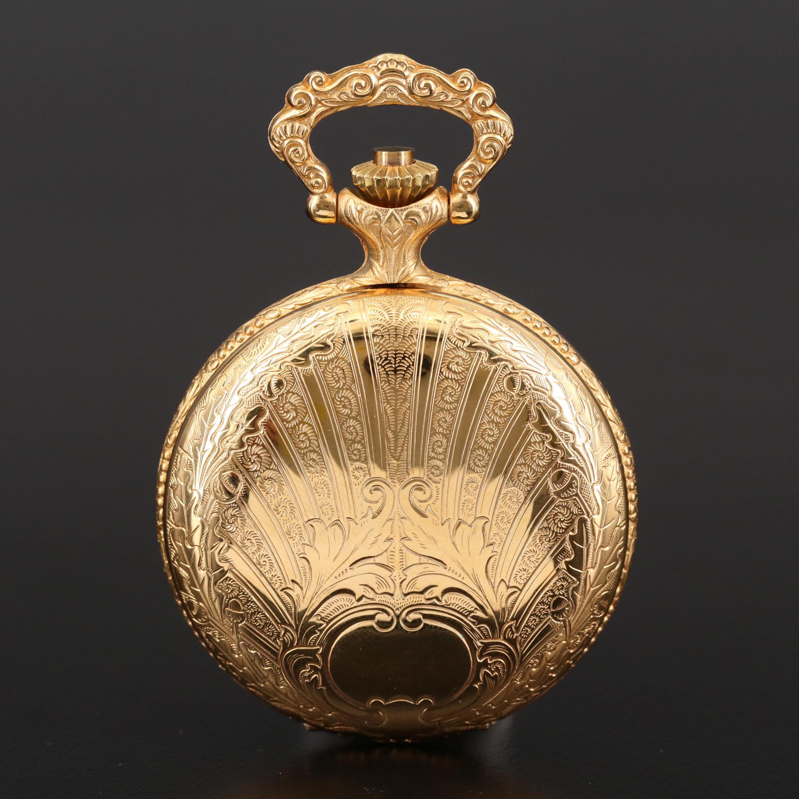 Reuge Swiss Musical Movement Pocket Watch