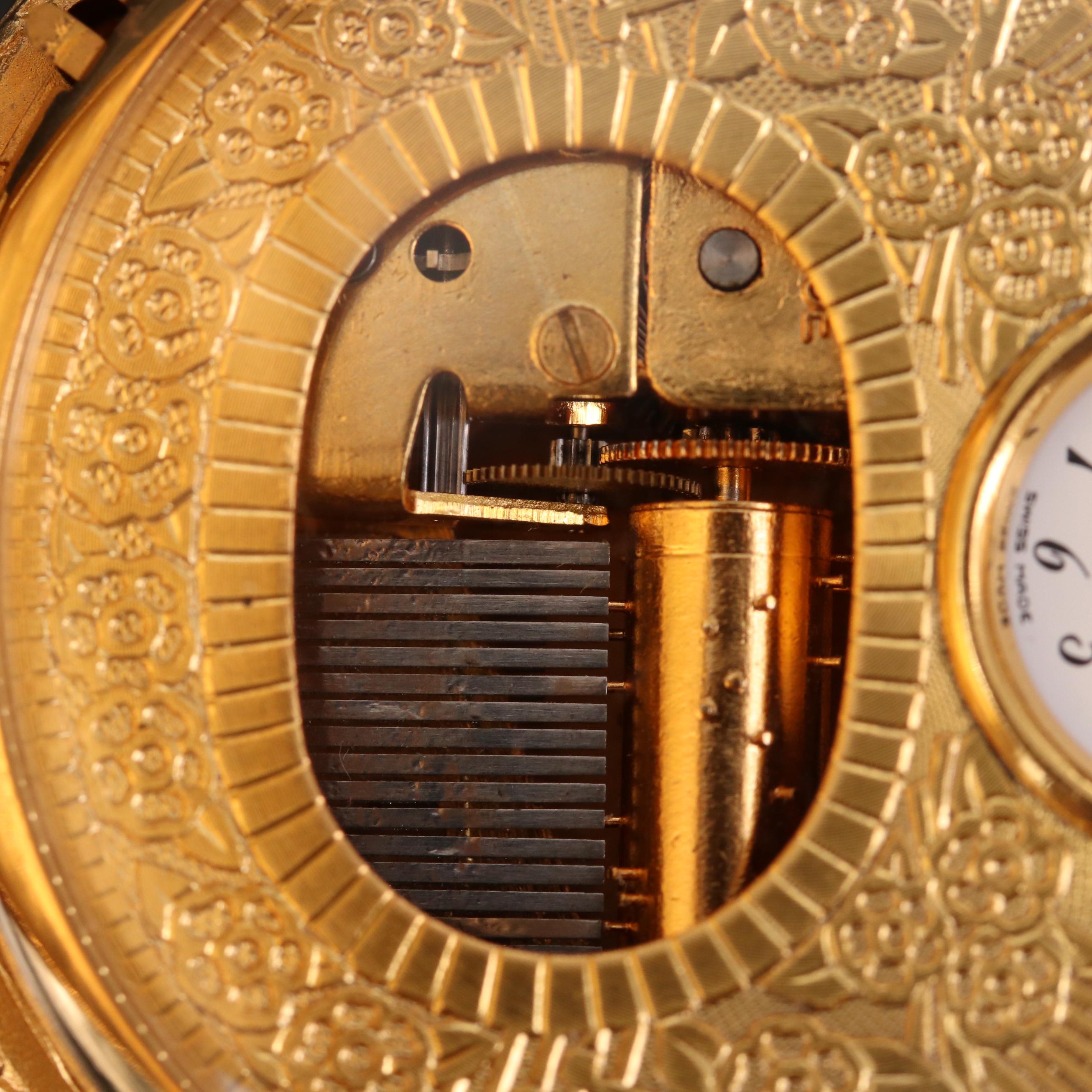 Reuge Swiss Musical Movement Pocket Watch