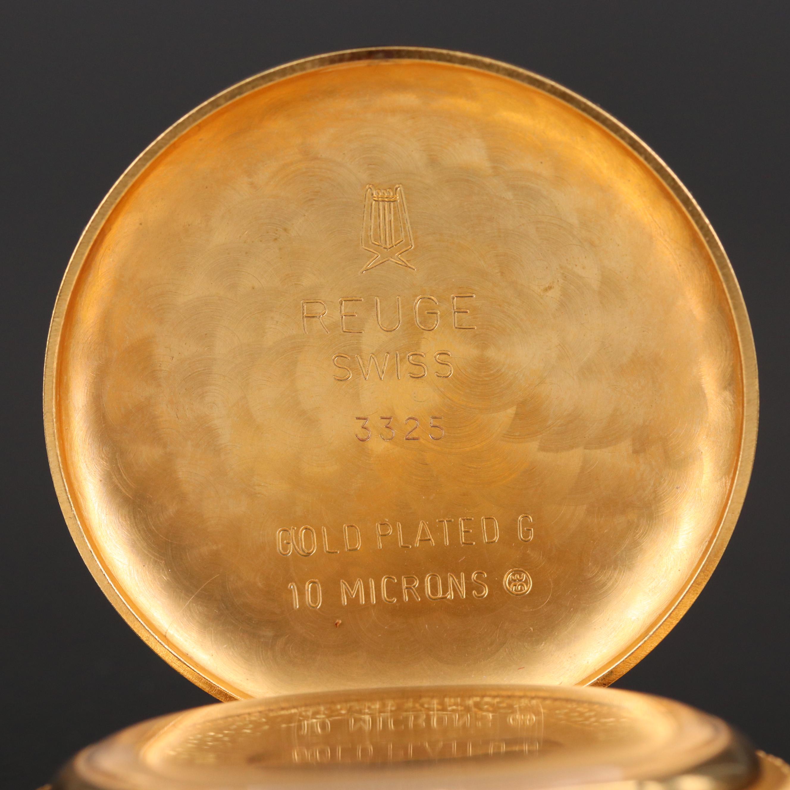 Reuge Swiss Musical Movement Pocket Watch