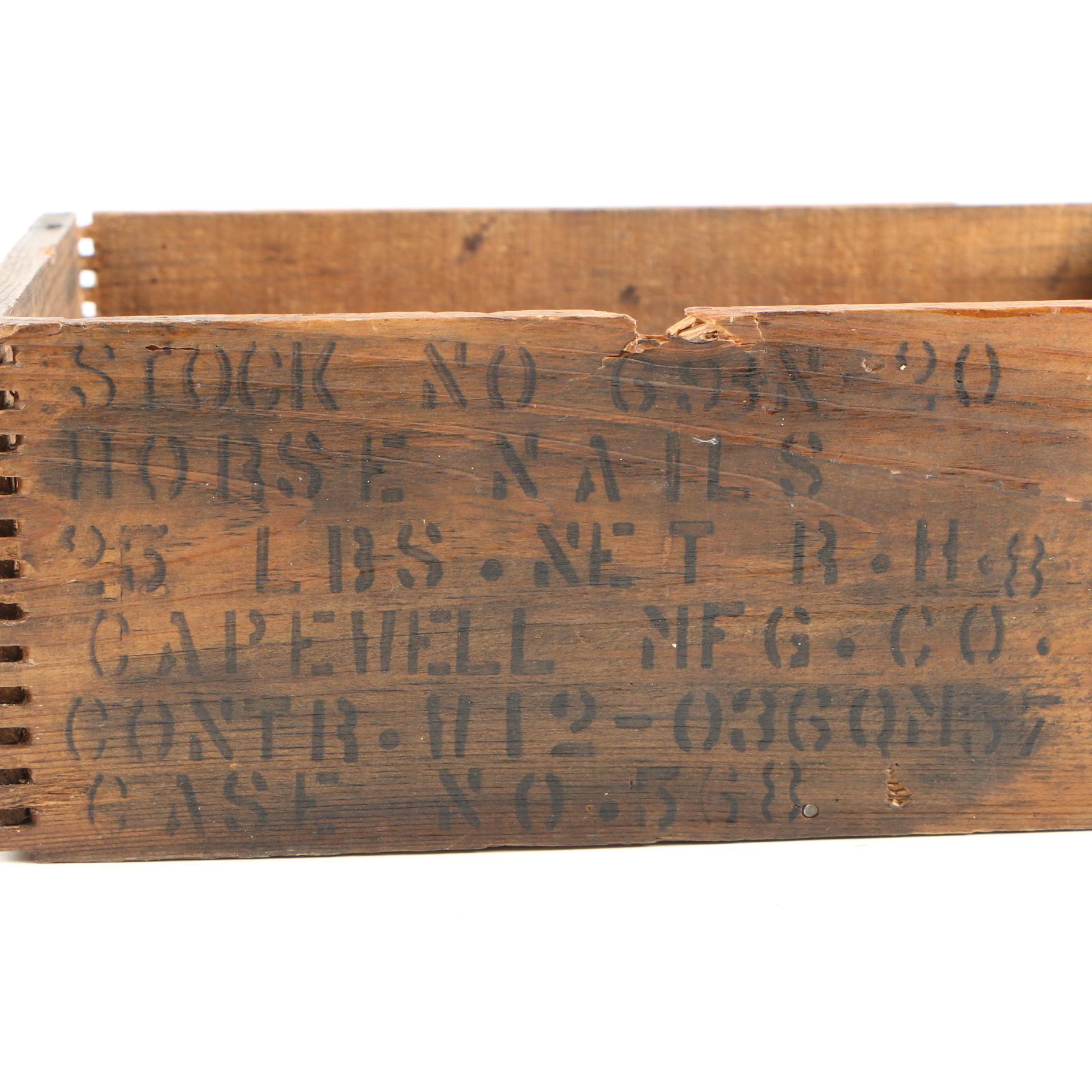 Procter & Gamble Reproduction Star Candles Wood Box and Other Shallow Trays