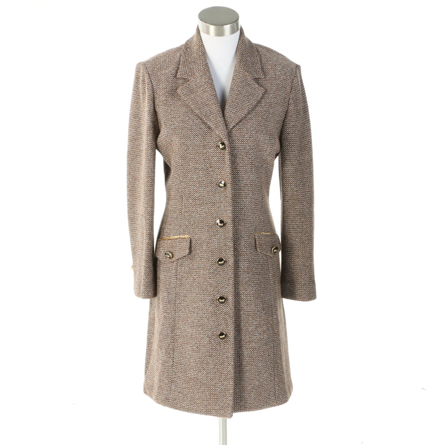 St. John Collection by Marie Gray Tweed Knit Coat