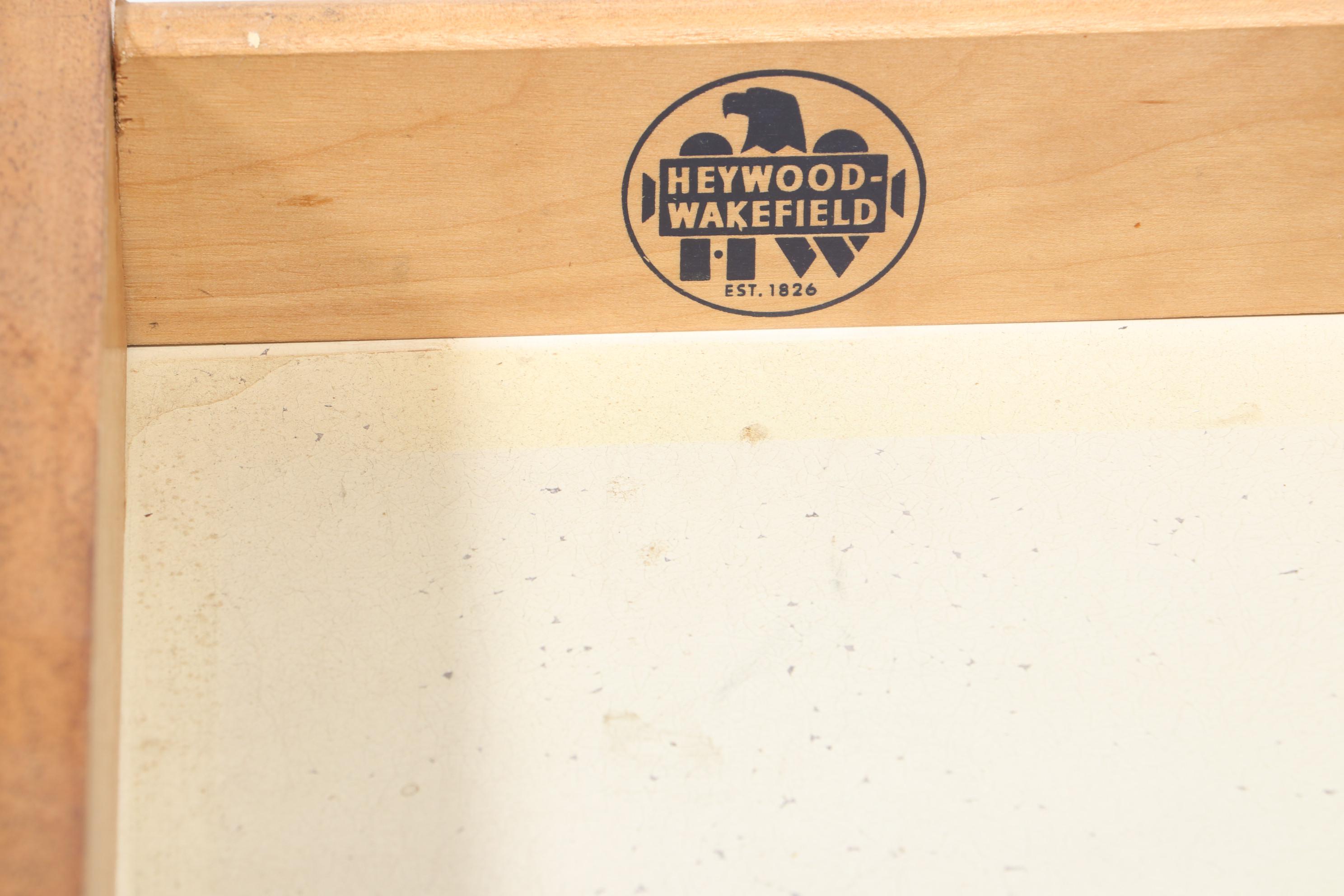 Heywood-Wakefield Mid Century Modern Sherry-Finished Birch Cocktail Table