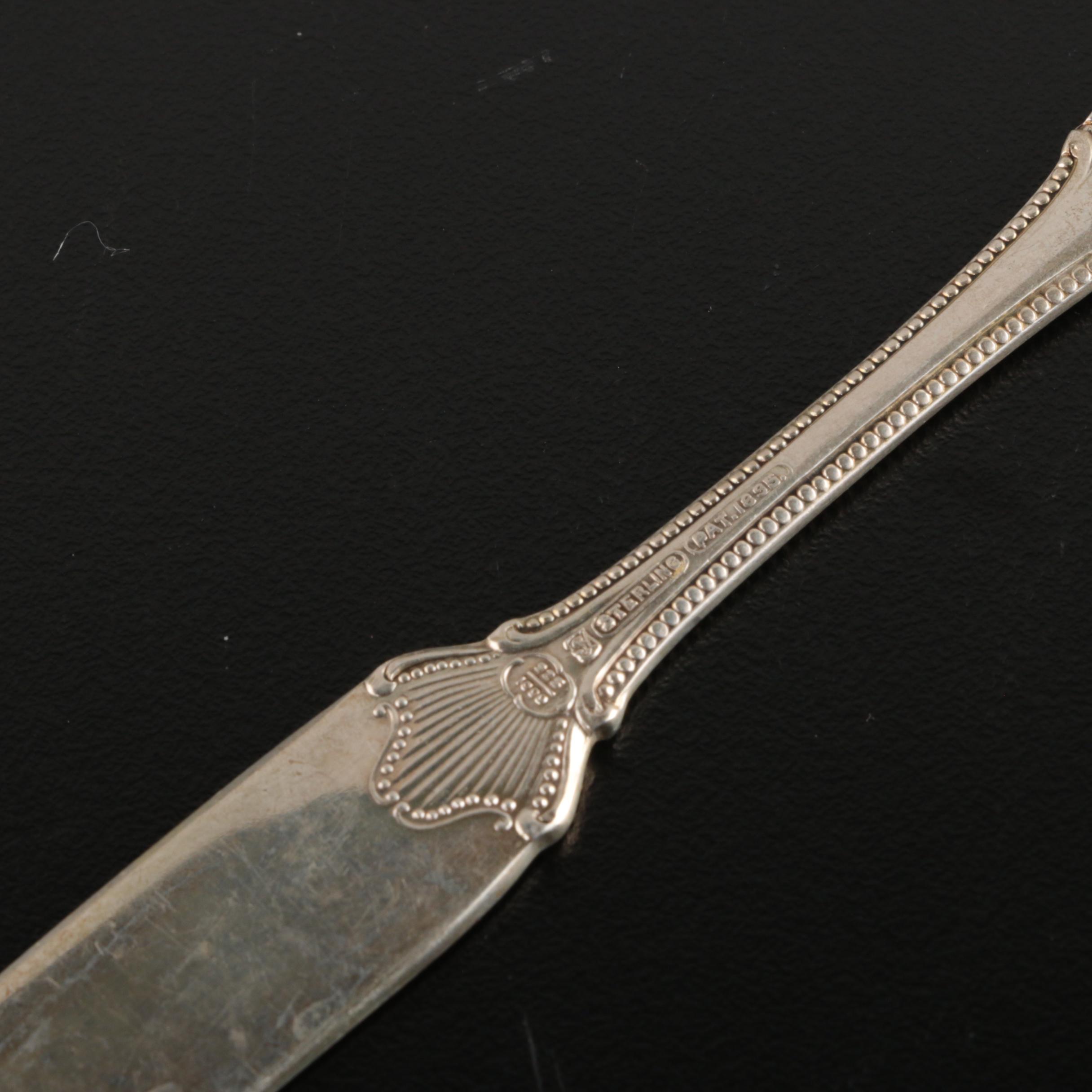 Towle "Old Colonial" Sterling Silver Flatware and Other Flatware in Chest