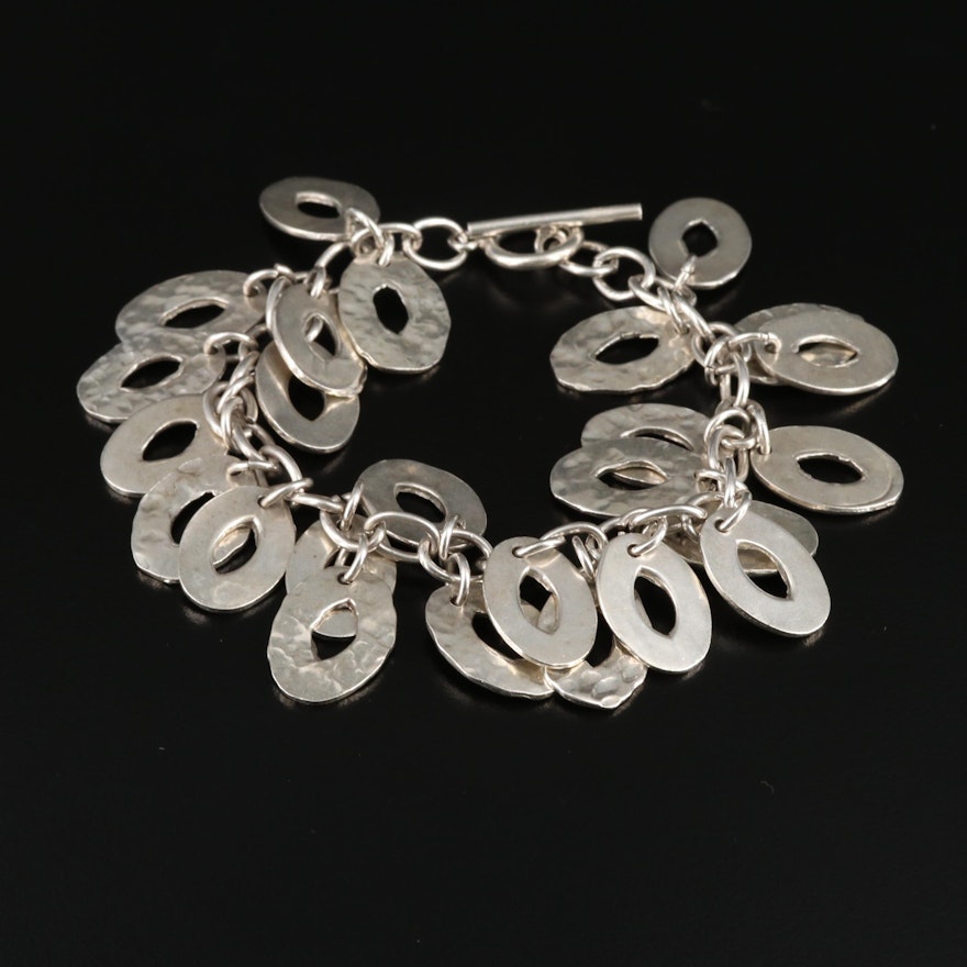 Sterling Silver Toggle Bracelet