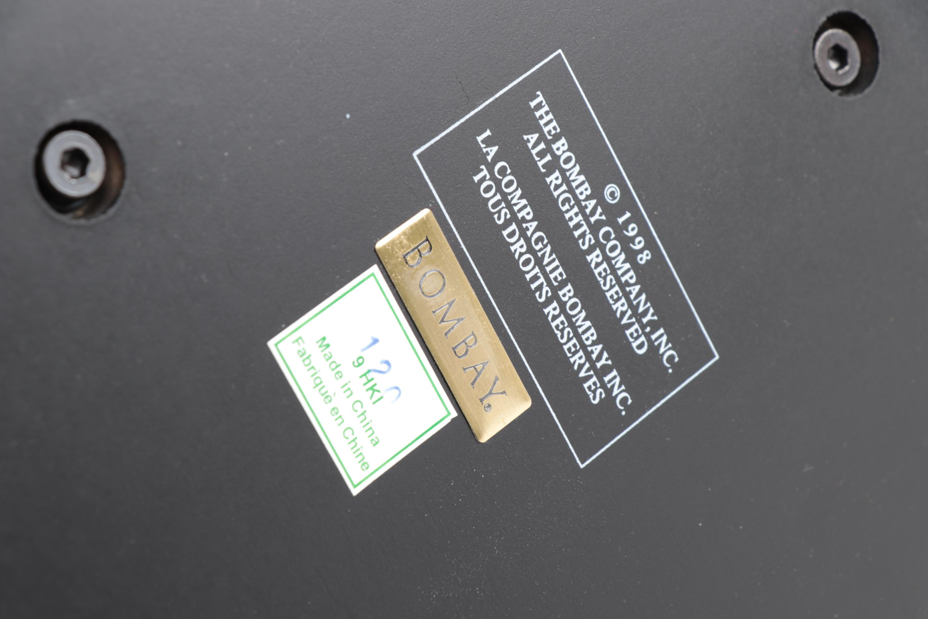 The Bombay Company "Sir Hawthorne" Composite Hound Dog Butler Table, 1998