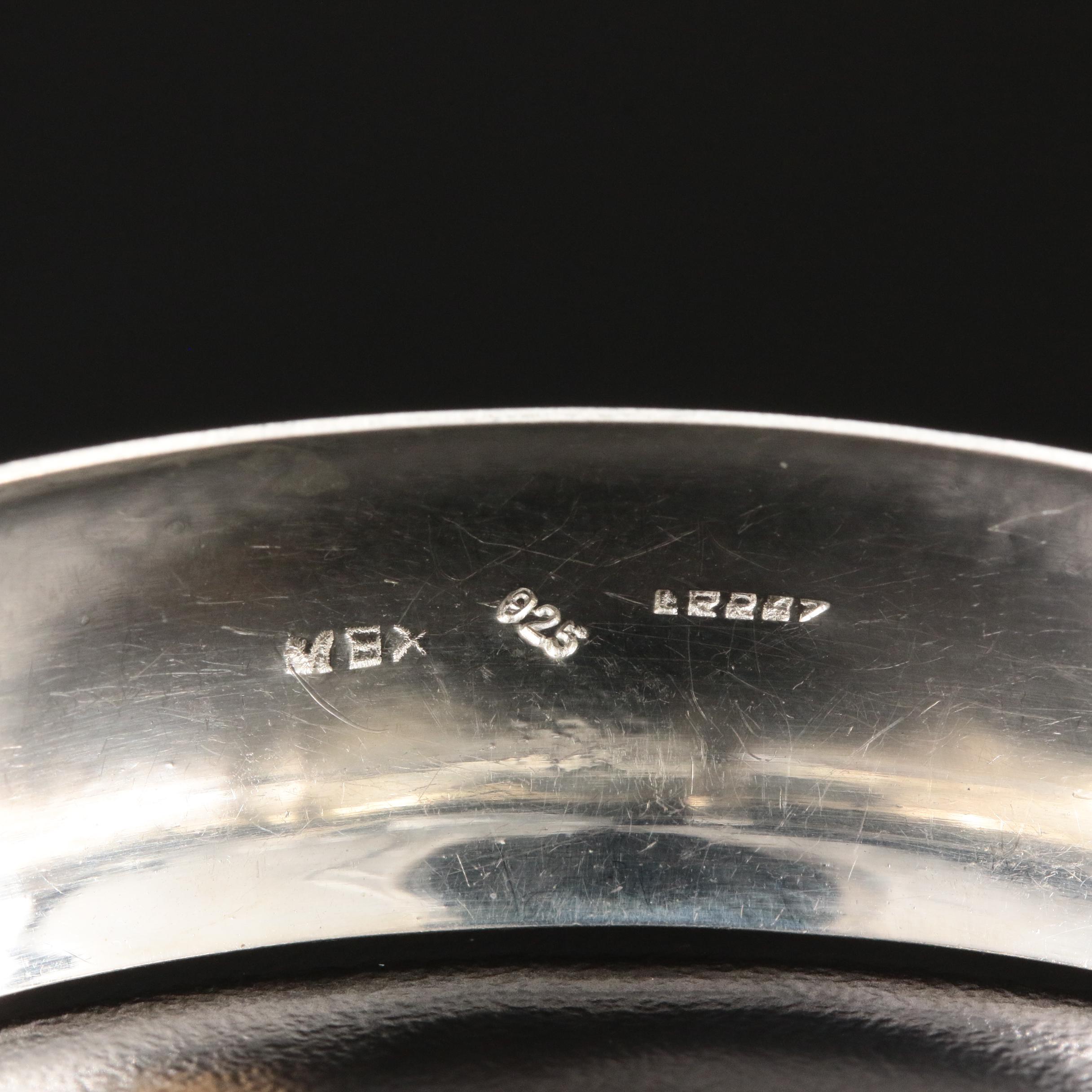 Sterling Silver Omega Chain and Bangle Bracelets