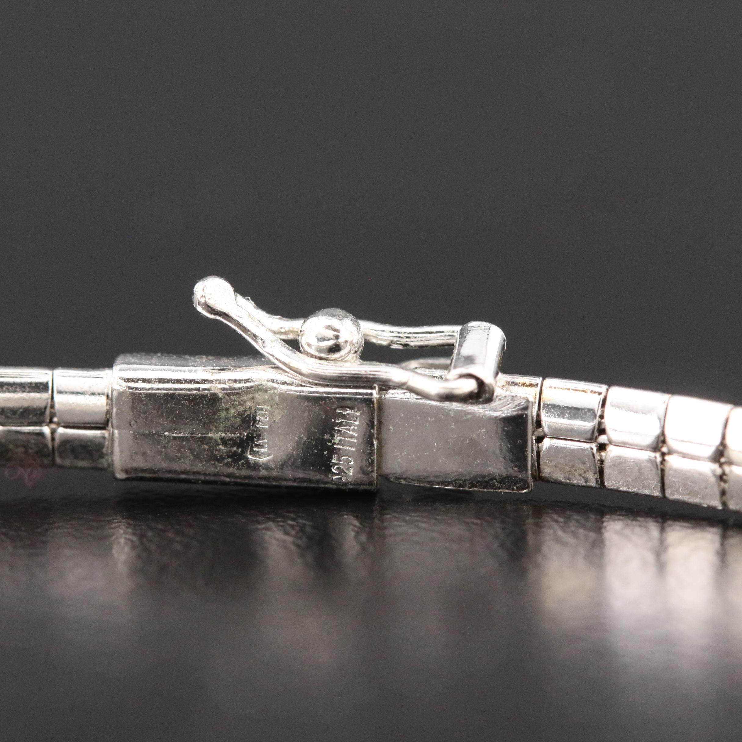 Sterling Silver Omega Chain and Bangle Bracelets