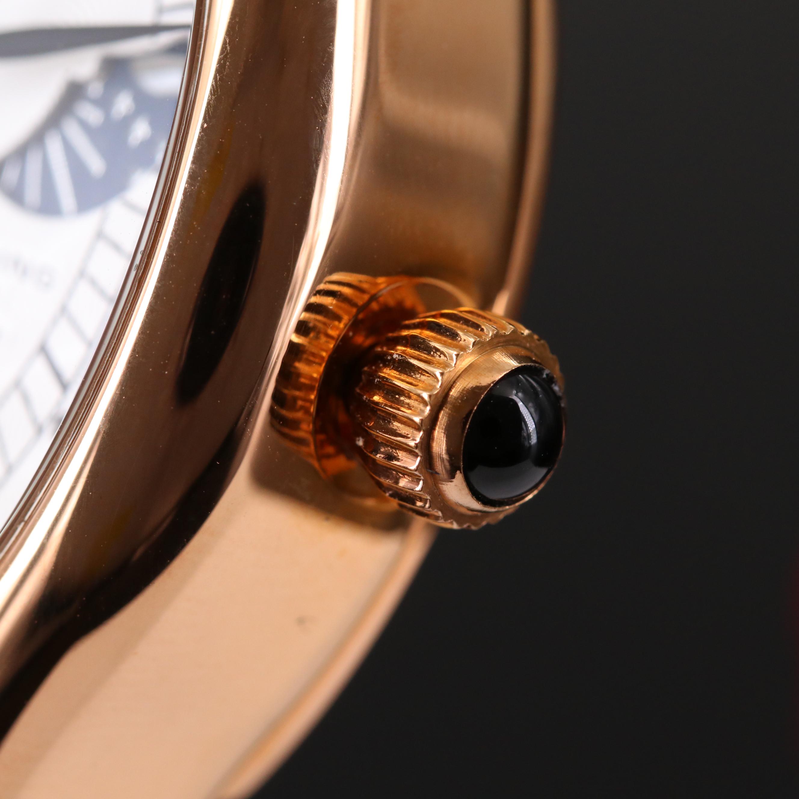 Stuhrling Adamas Automatic Regulator Rose Gold Tone Watch